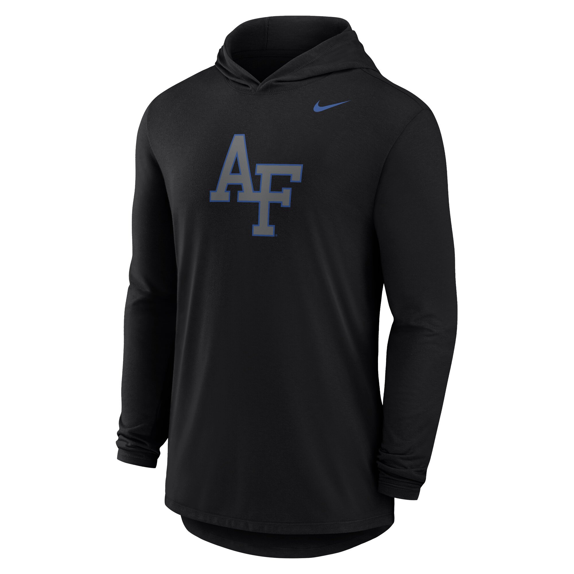 Men's Nike Black Air Force Falcons Color Pop Performance Hoodie Long Sleeve T-Shirt