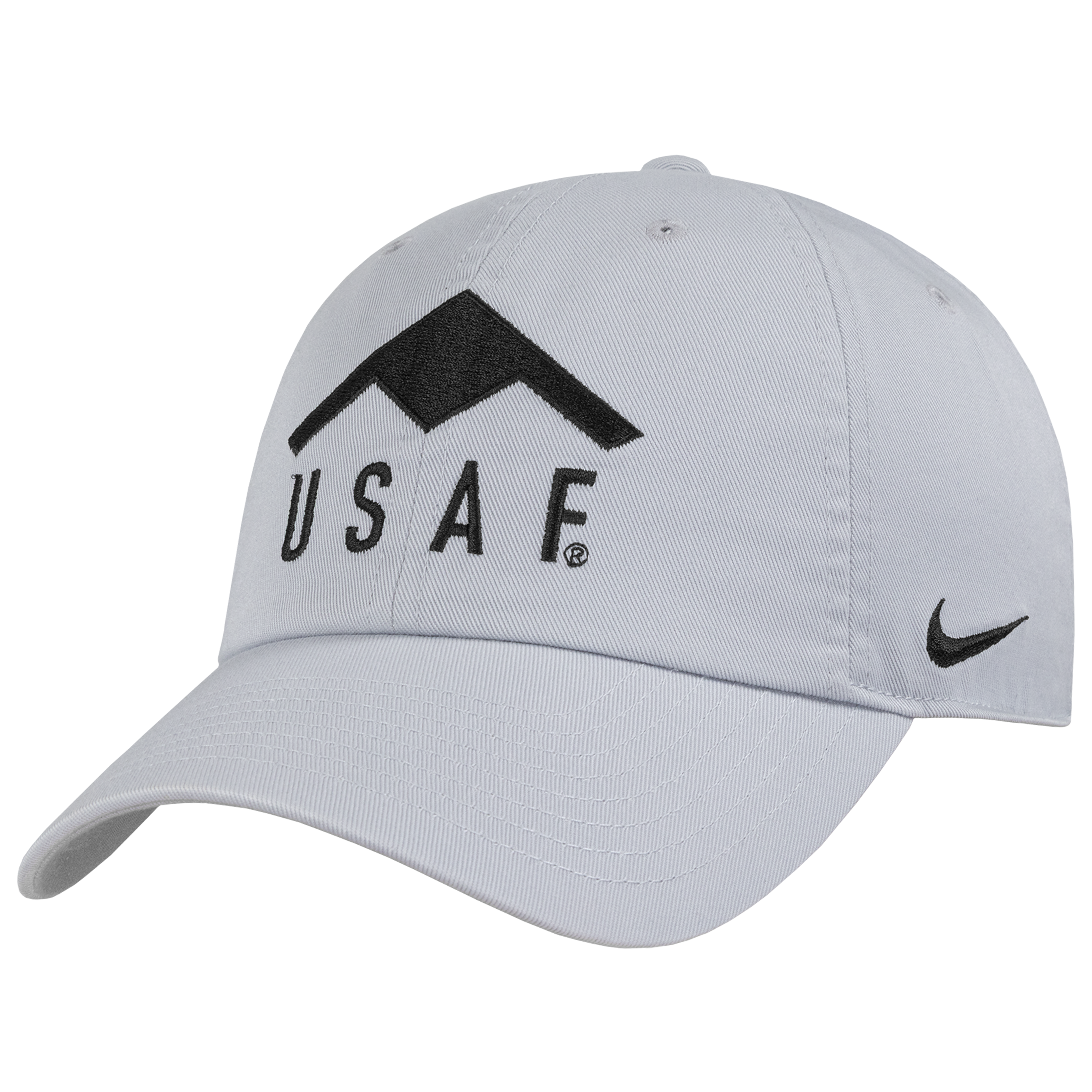 Men's Nike Gray Air Force Falcons 2026 Rivalry Collection Club Adjustable Hat