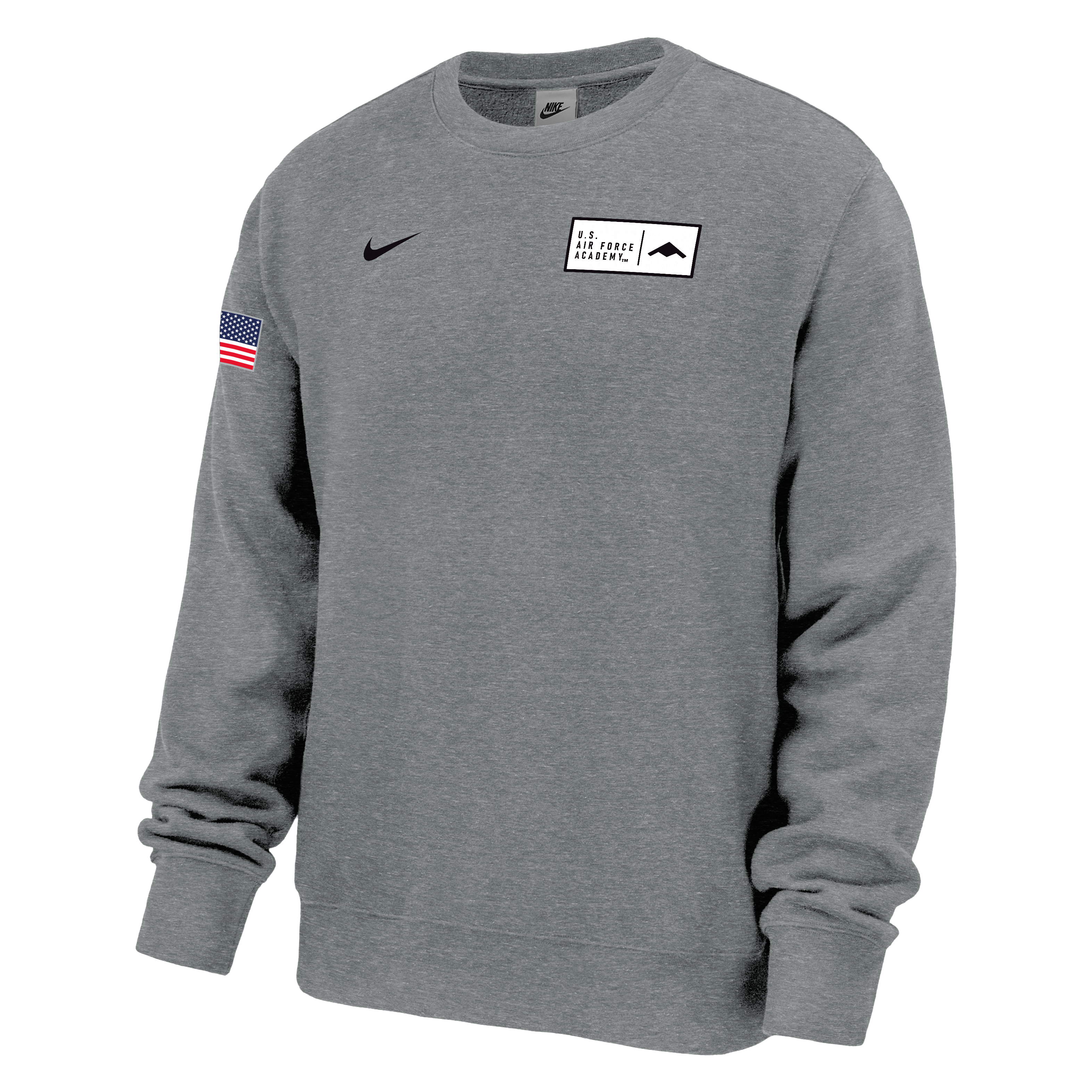 Sweat-shirt polaire Nike Air Force Falcons 2026 Rivalry Collection Club pour homme, gris