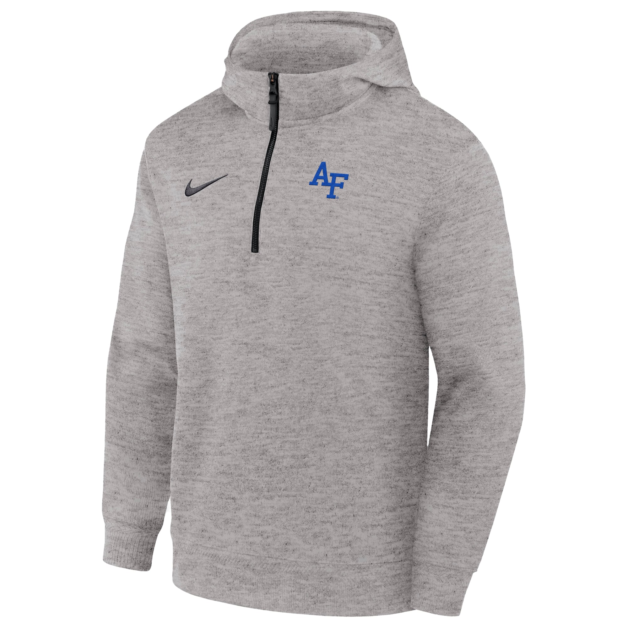 Men's Nike Gray Air Force Falcons Coaches Dri-FIT Half-Zip Hoodie