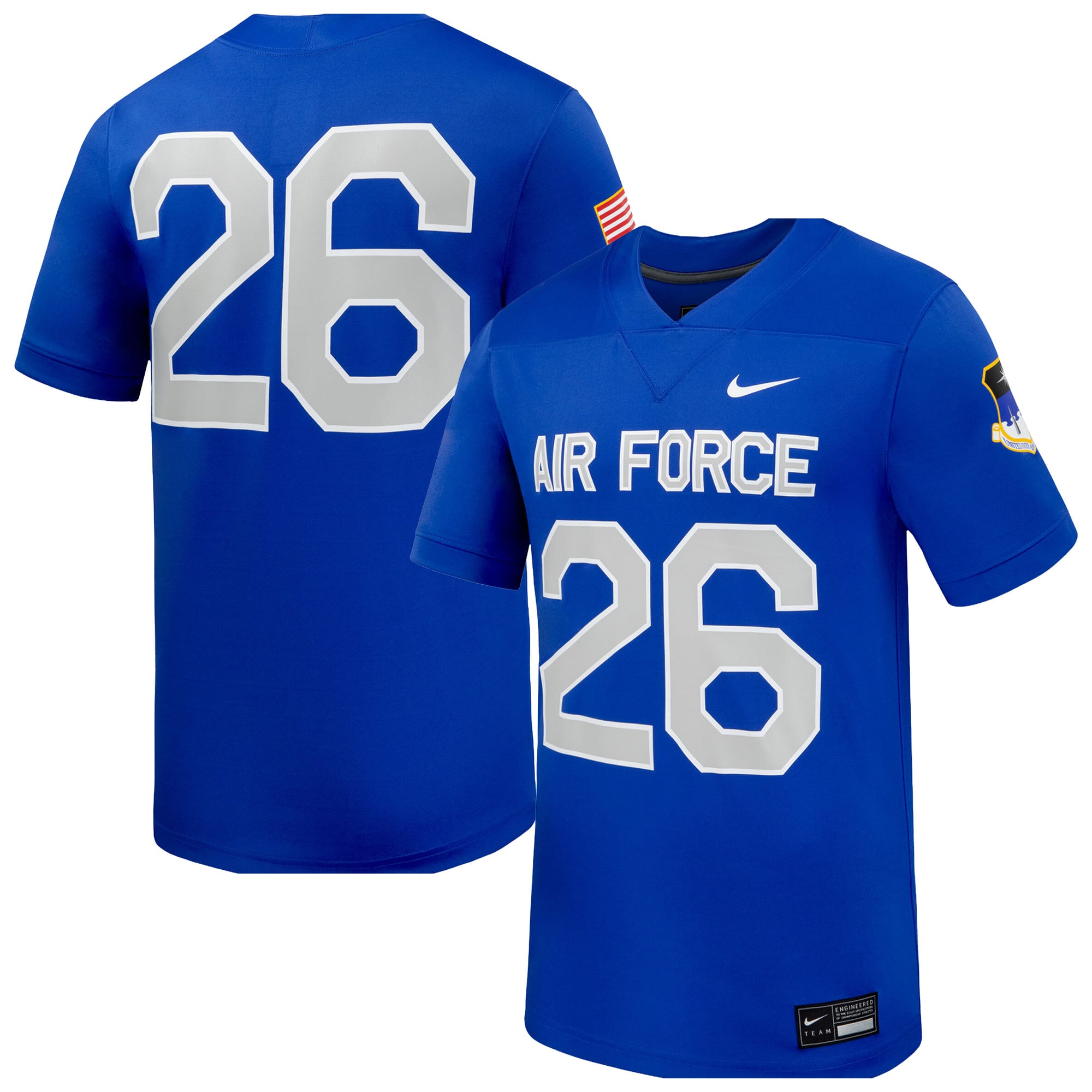 Men's Nike #26 Royal Air Force Falcons  Replica Football Jersey