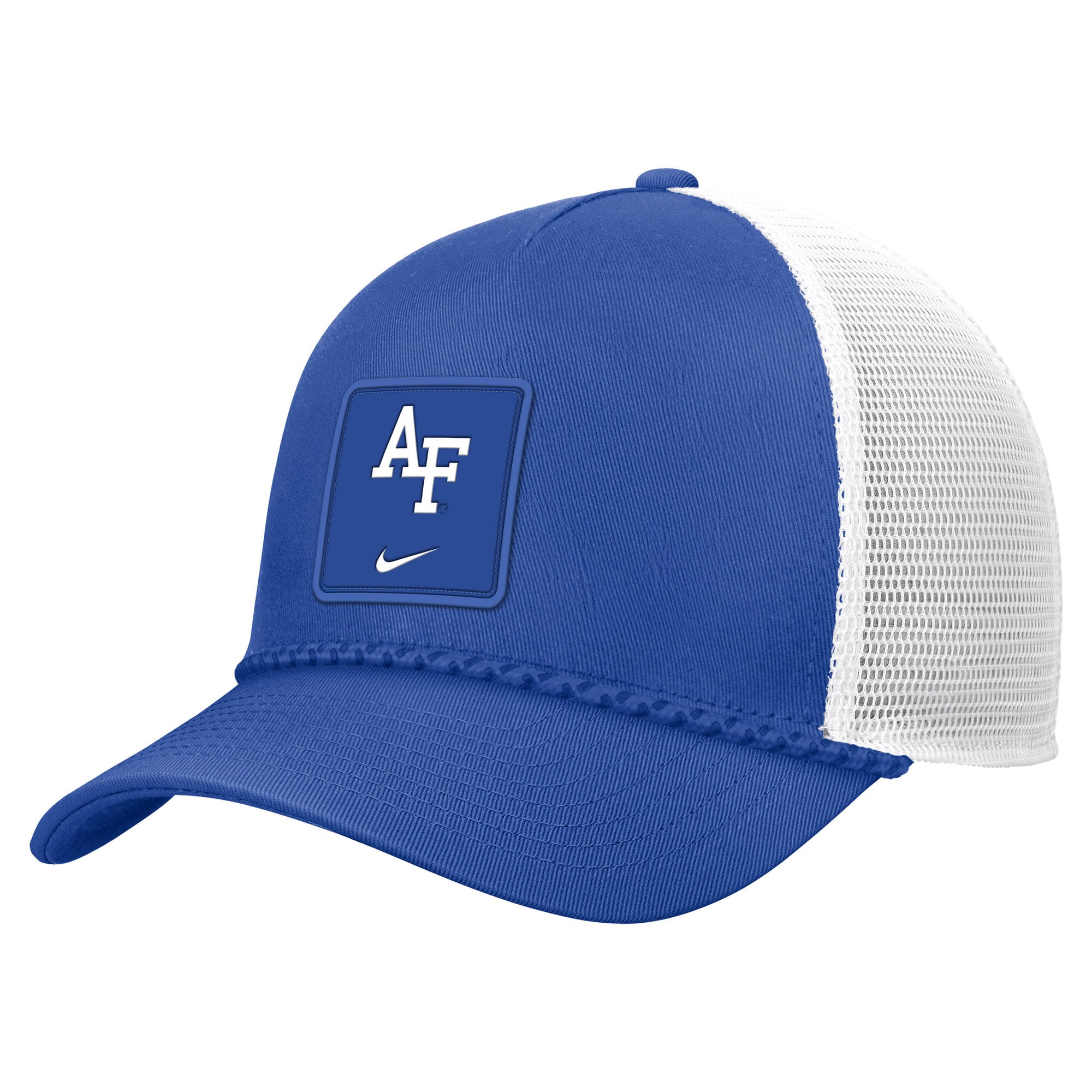 Men's Nike Royal Air Force Falcons 2026 On-Field Rope Adjustable Trucker Hat