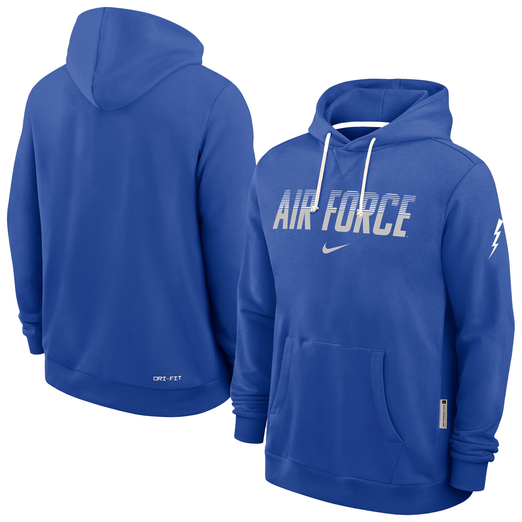 Men's Nike Royal Air Force Falcons 2026 Sideline Standard Issue Dri-FIT Hoodie