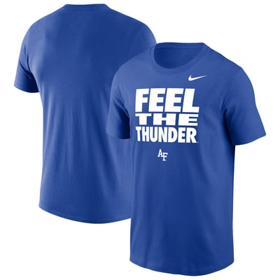 Air Force Falcons Nike  Practice Dri-FIT T-Shirt - Royal