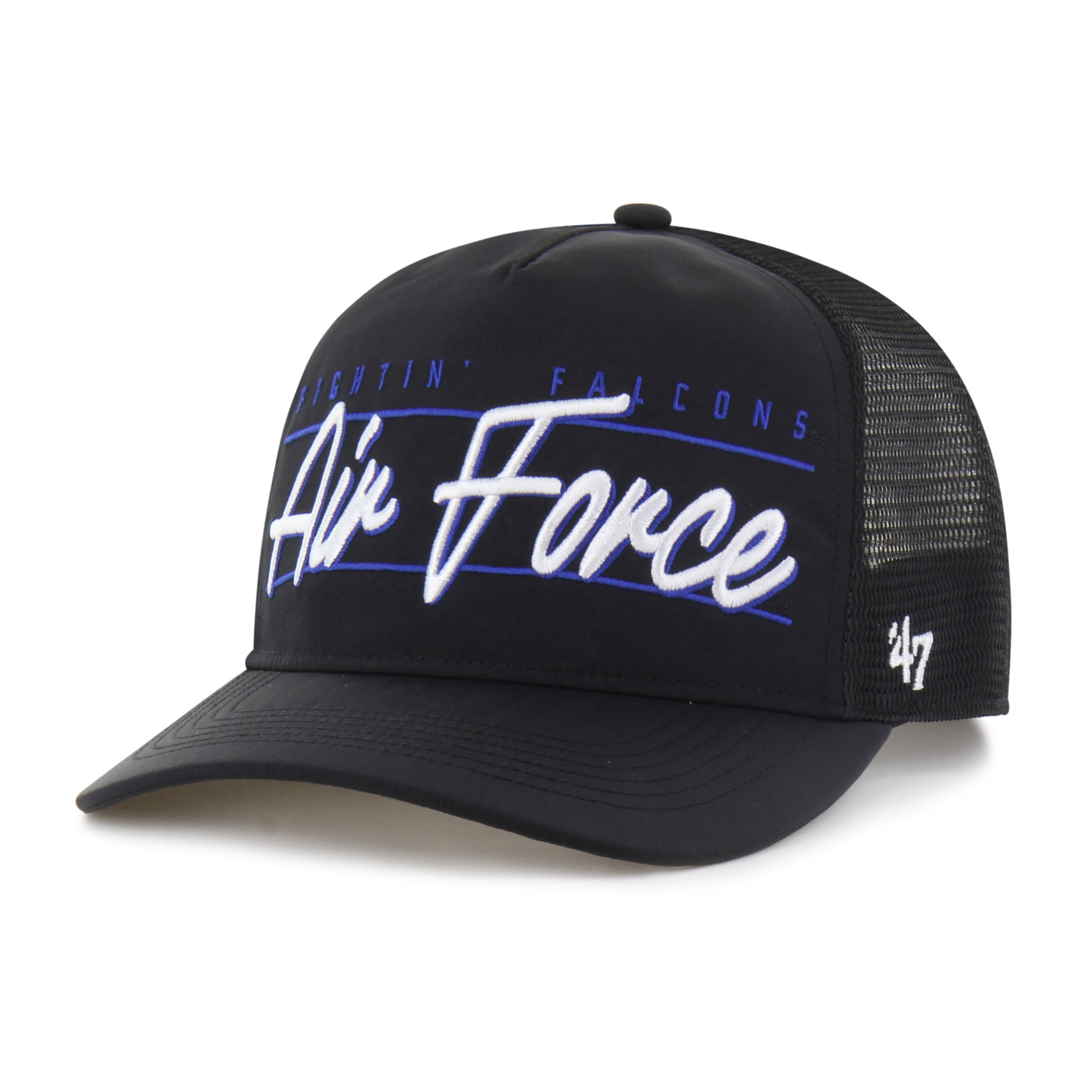 Casquette unisexe '47 Black Air Force Falcons brrr° Condor Mesh Hitch ajustable