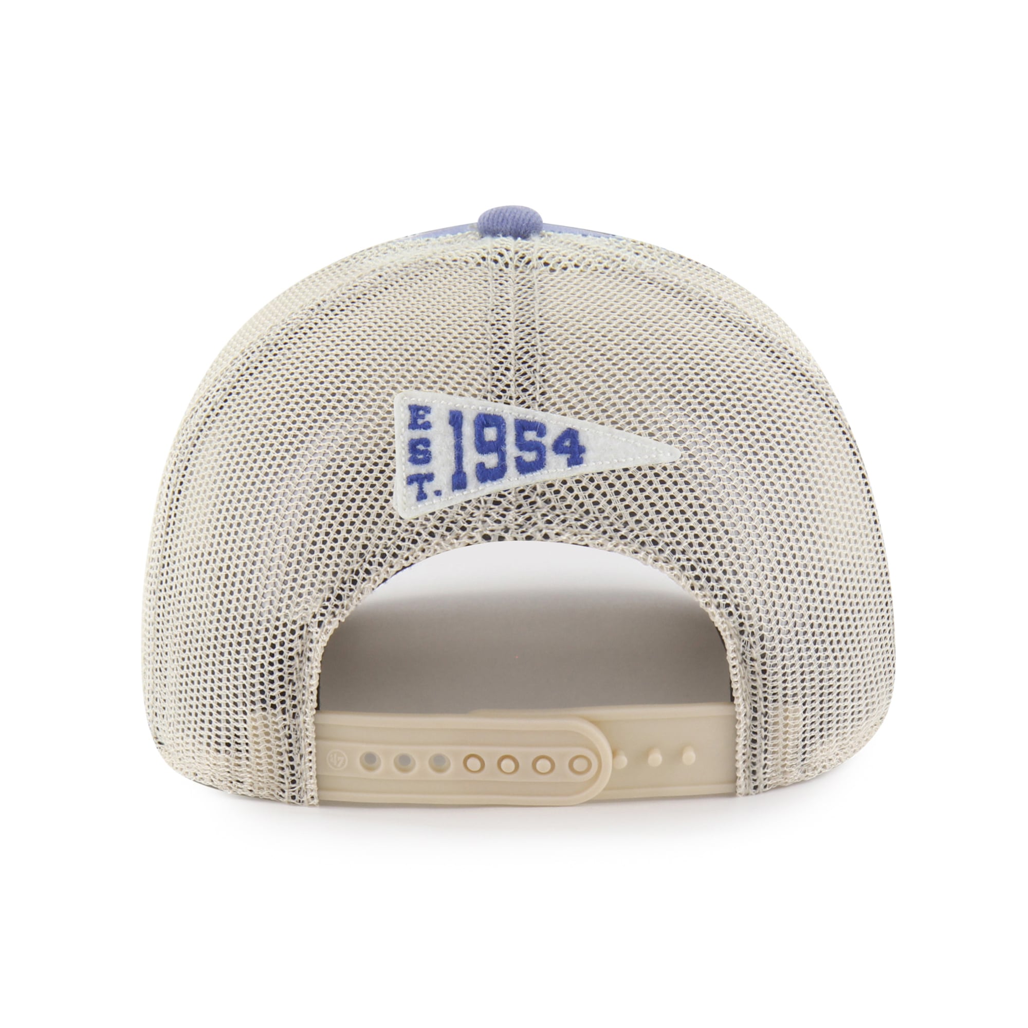 Casquette trucker unisexe '47 Blue Air Force Falcons Egremont bien usée et ajustable