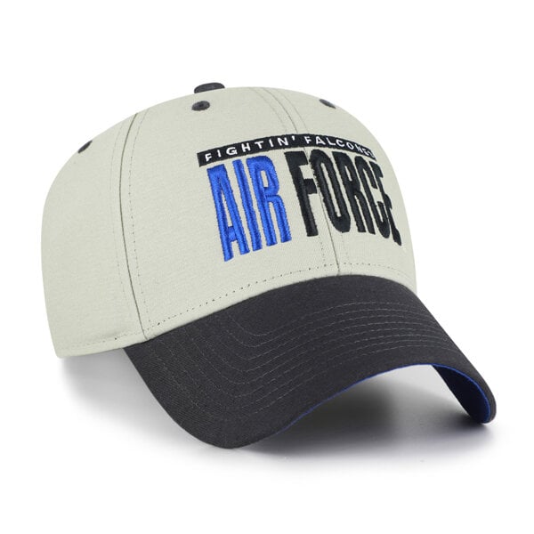 Unisex '47 Gray/Black Air Force Falcons Half Block Text MVP Adjustable Hat