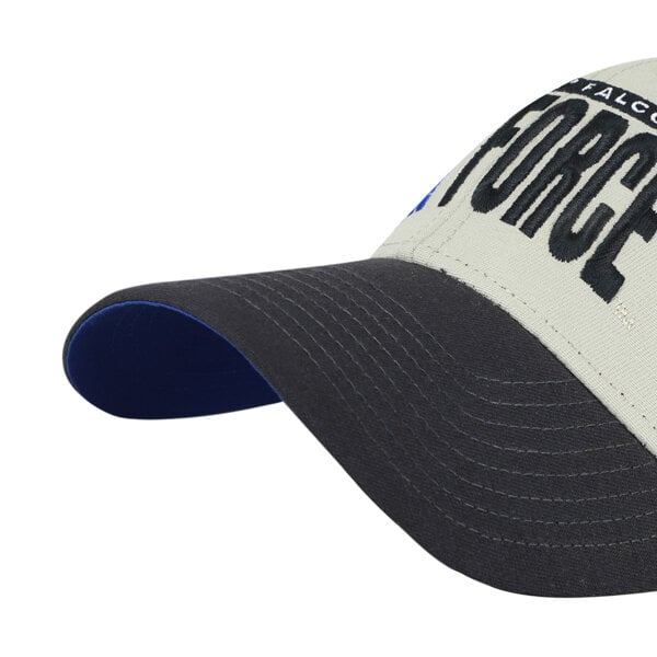 Unisex '47 Gray/Black Air Force Falcons Half Block Text MVP Adjustable Hat