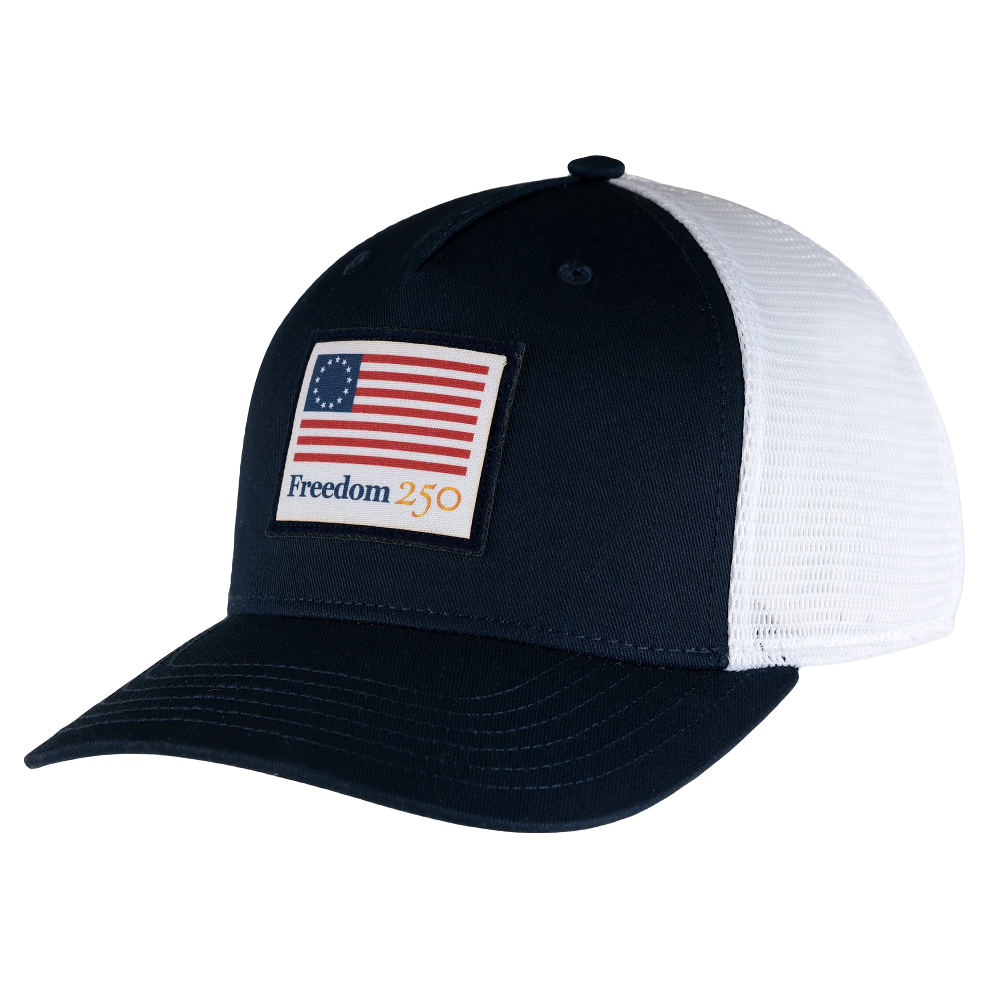 Casquette trucker unisexe ajustable Ahead Navy Air Force Falcons Americana Wave Rider