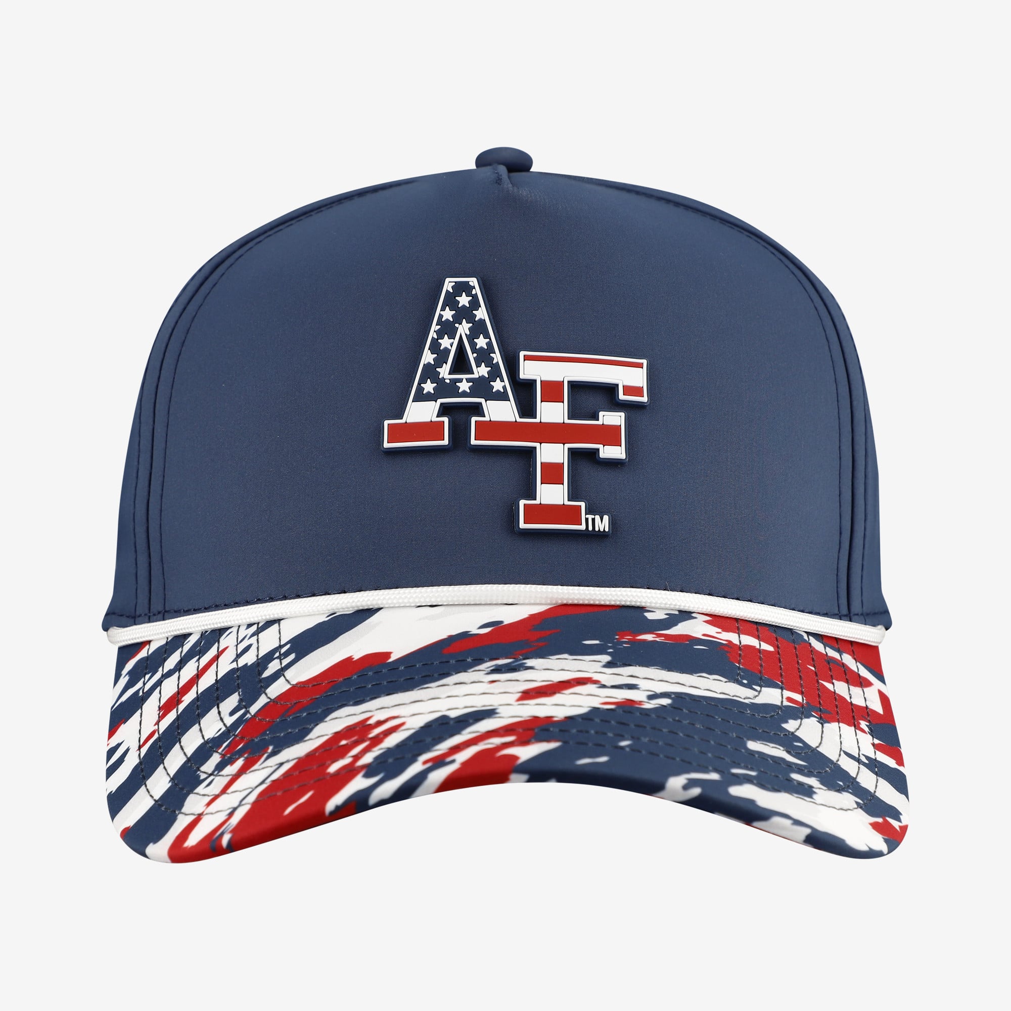 Casquette unisexe à cordon ajustable avec logo des Falcons de l'US Navy et de l'US Air Force, étoiles et rayures