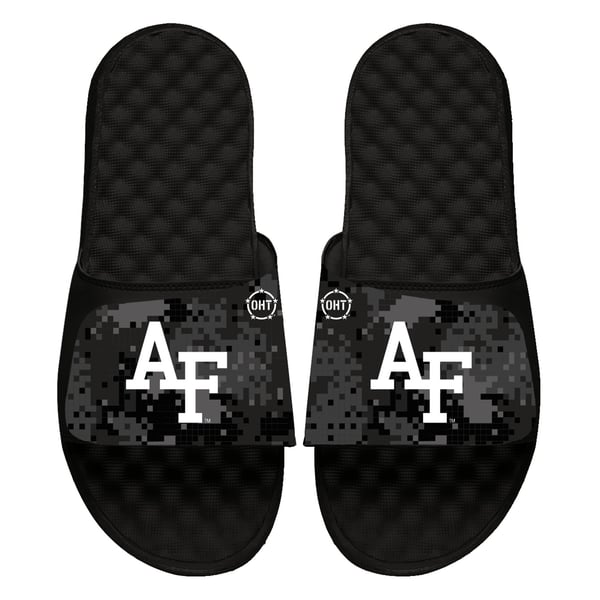 Unisex ISlide Black Air Force Falcons Digi Camo Slide Sandals display picture 3