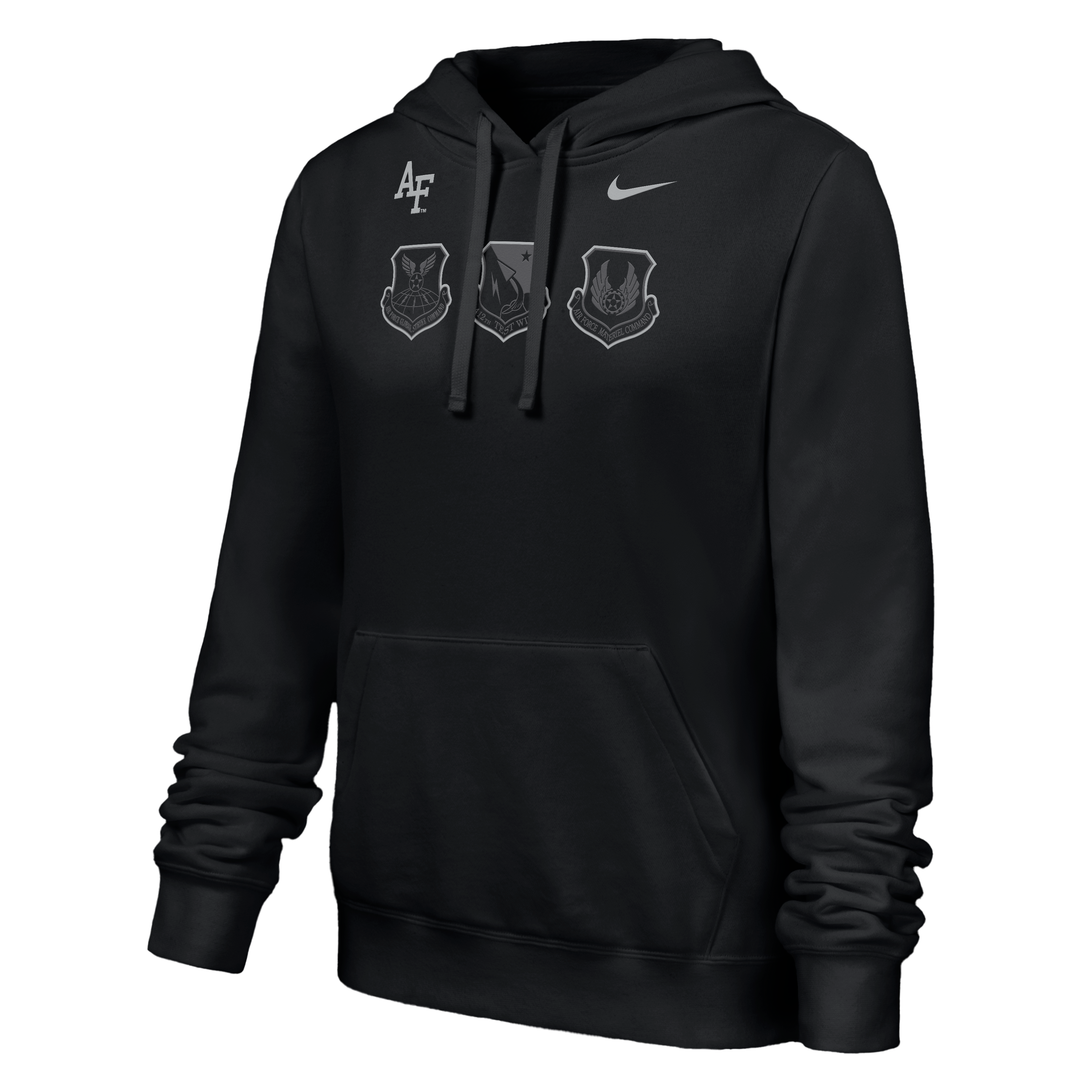 Women's Nike Black Air Force Falcons 2026 Rivalry Collection Club Fleece Hoodie