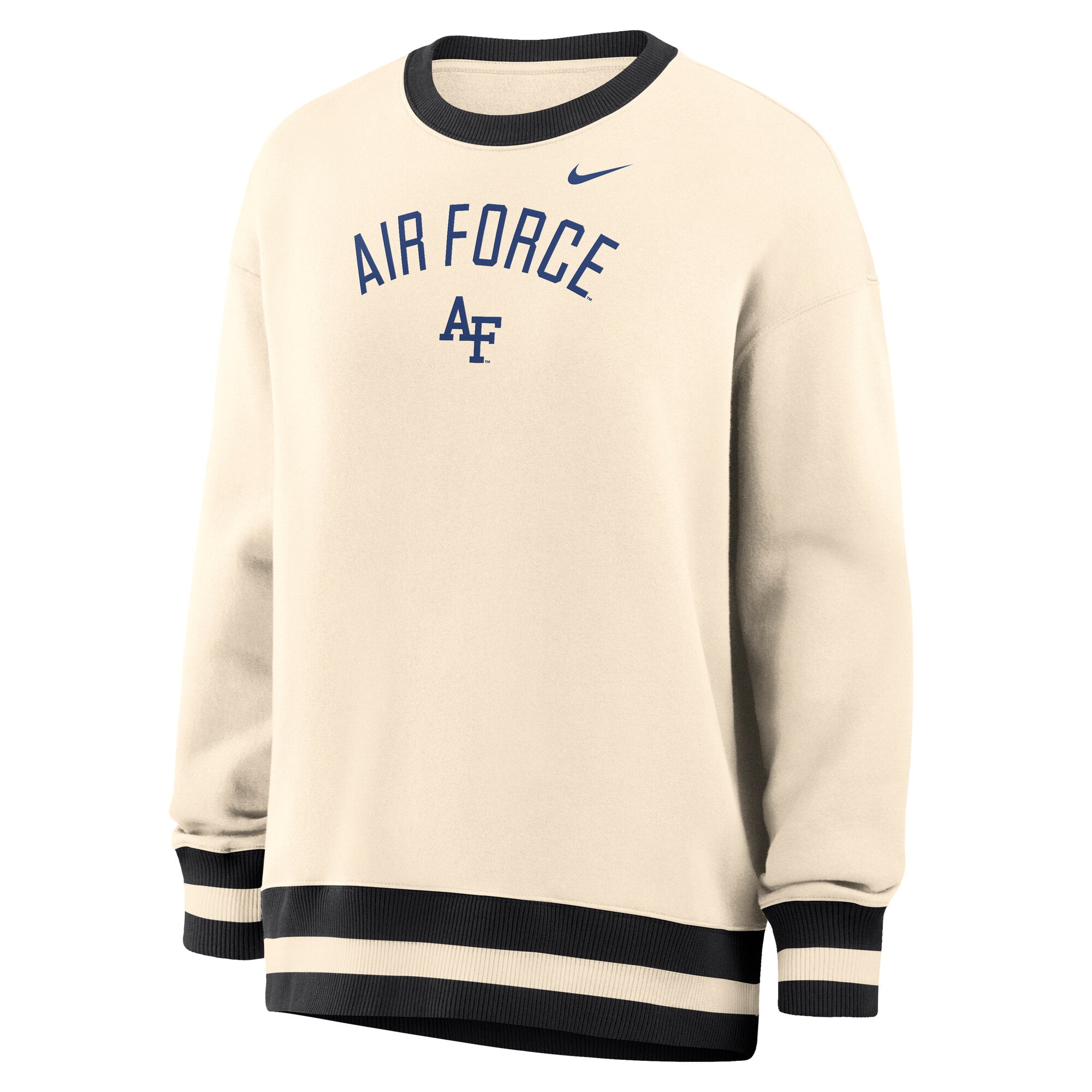 Women's Nike Natural Air Force Falcons Oversized Phoenix Fleece Sweatshirt