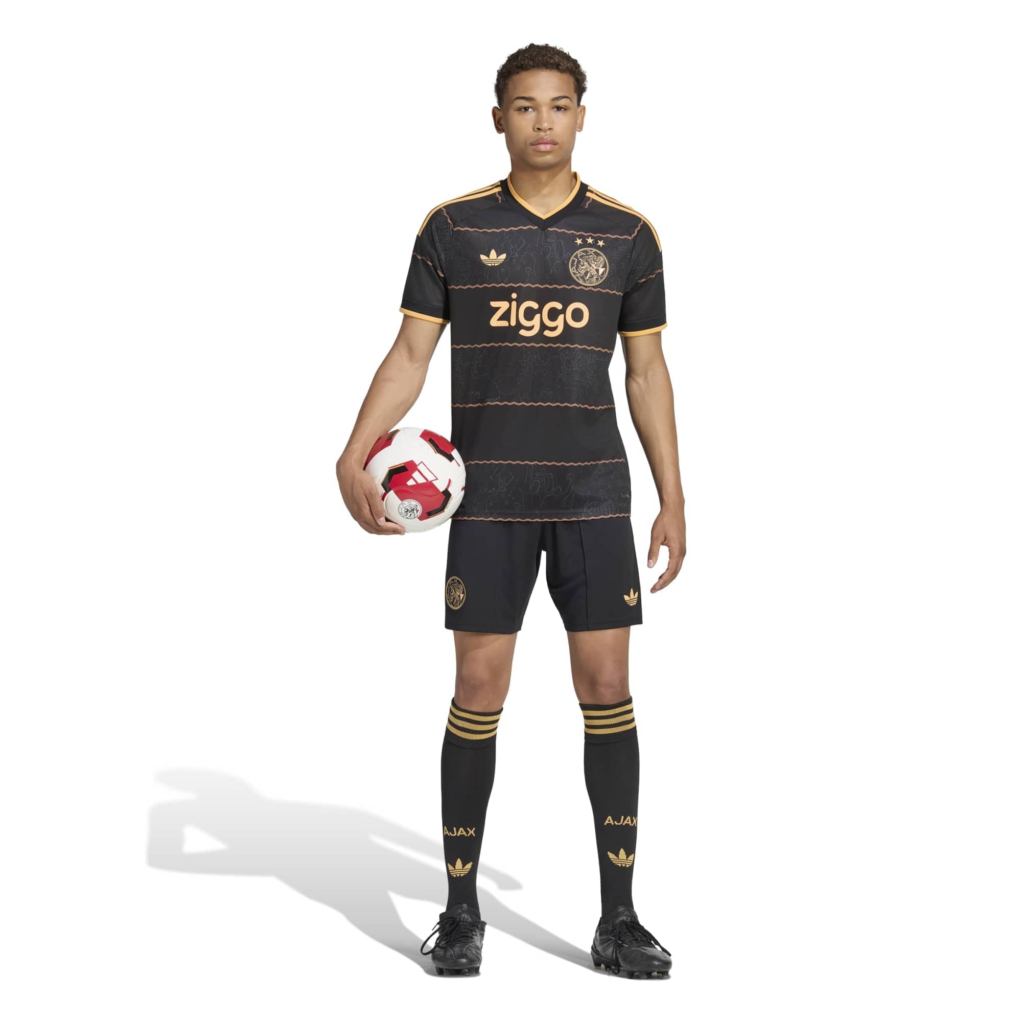 Men's adidas Black Ajax 2026/27 Away Replica Jersey