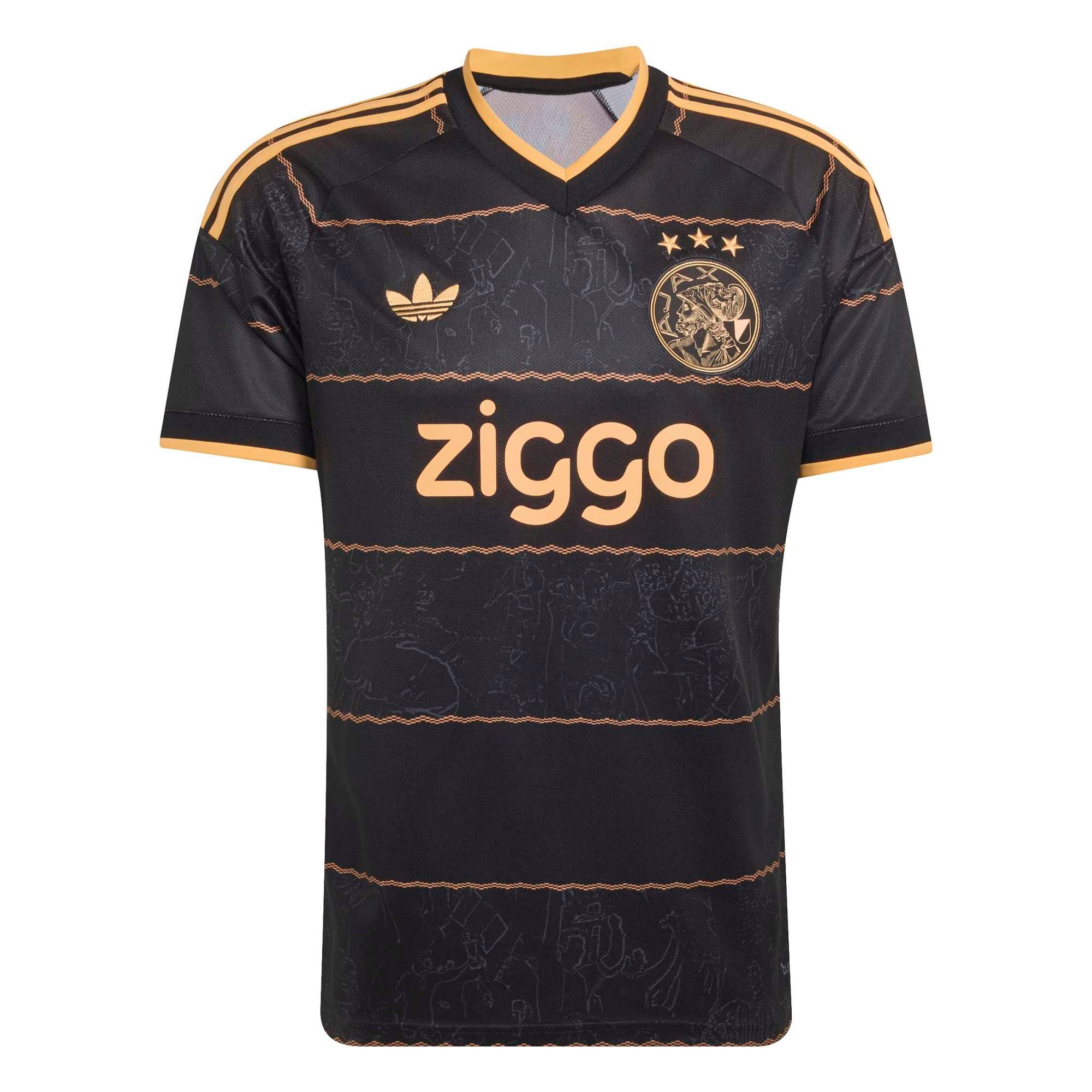 Men's adidas Black Ajax 2026/27 Away Replica Jersey