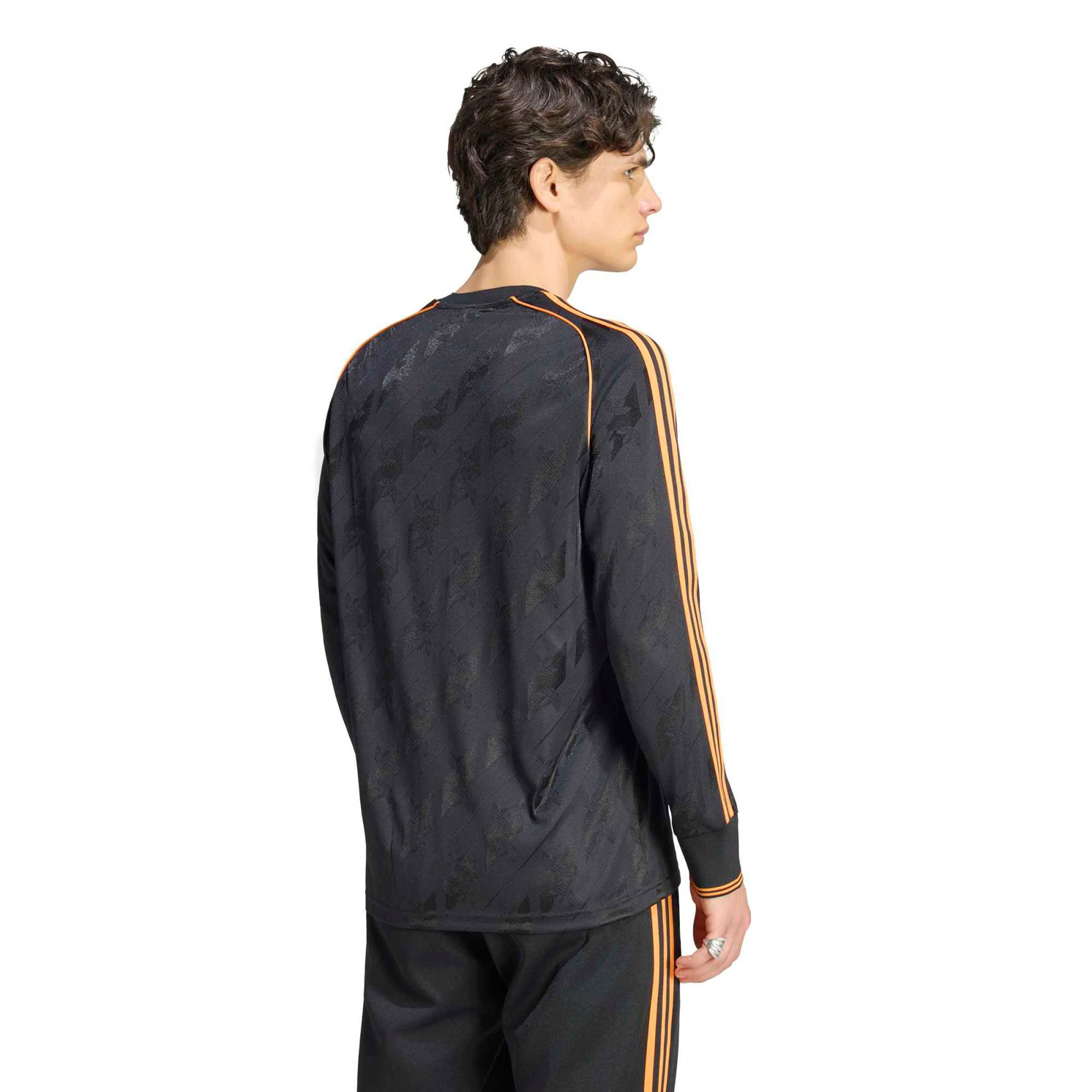 Men's adidas Originals Black Ajax 2026/27 Replica Long Sleeve Jersey
