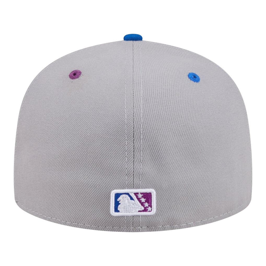Casquette ajustée Akron RubberDucks New Era Minor League Theme Nights 59FIFTY - Gris/Bleu