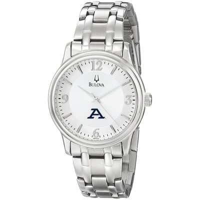  Akron Zips Bulova Stainless Steel Quartz Watch - Silver