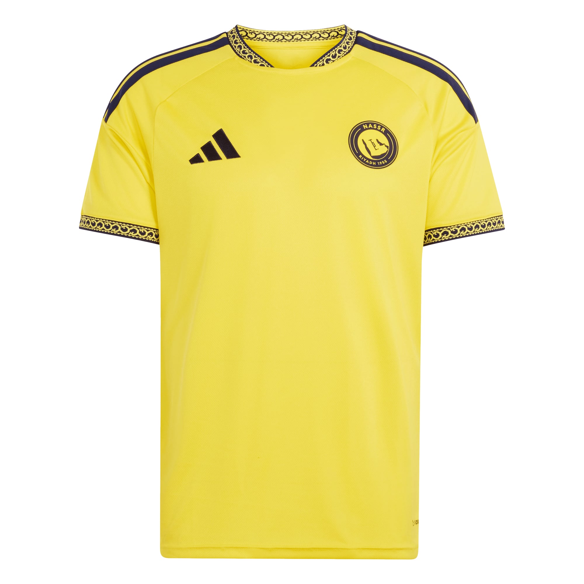 Men's adidas Cristiano Ronaldo Yellow Al-Nassr FC 2026/27 Home Replica Jersey