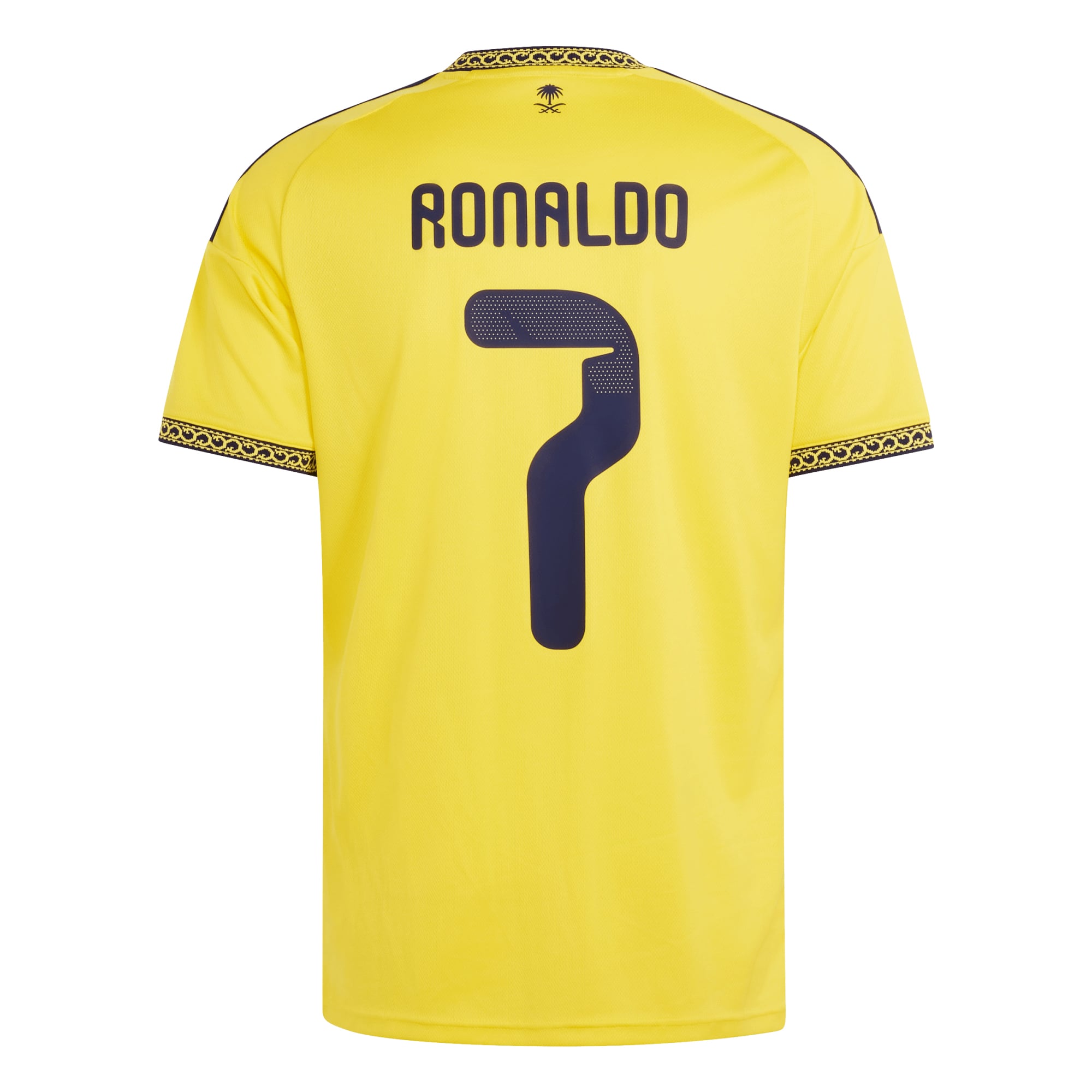Men's adidas Cristiano Ronaldo Yellow Al-Nassr FC 2026/27 Home Replica Jersey