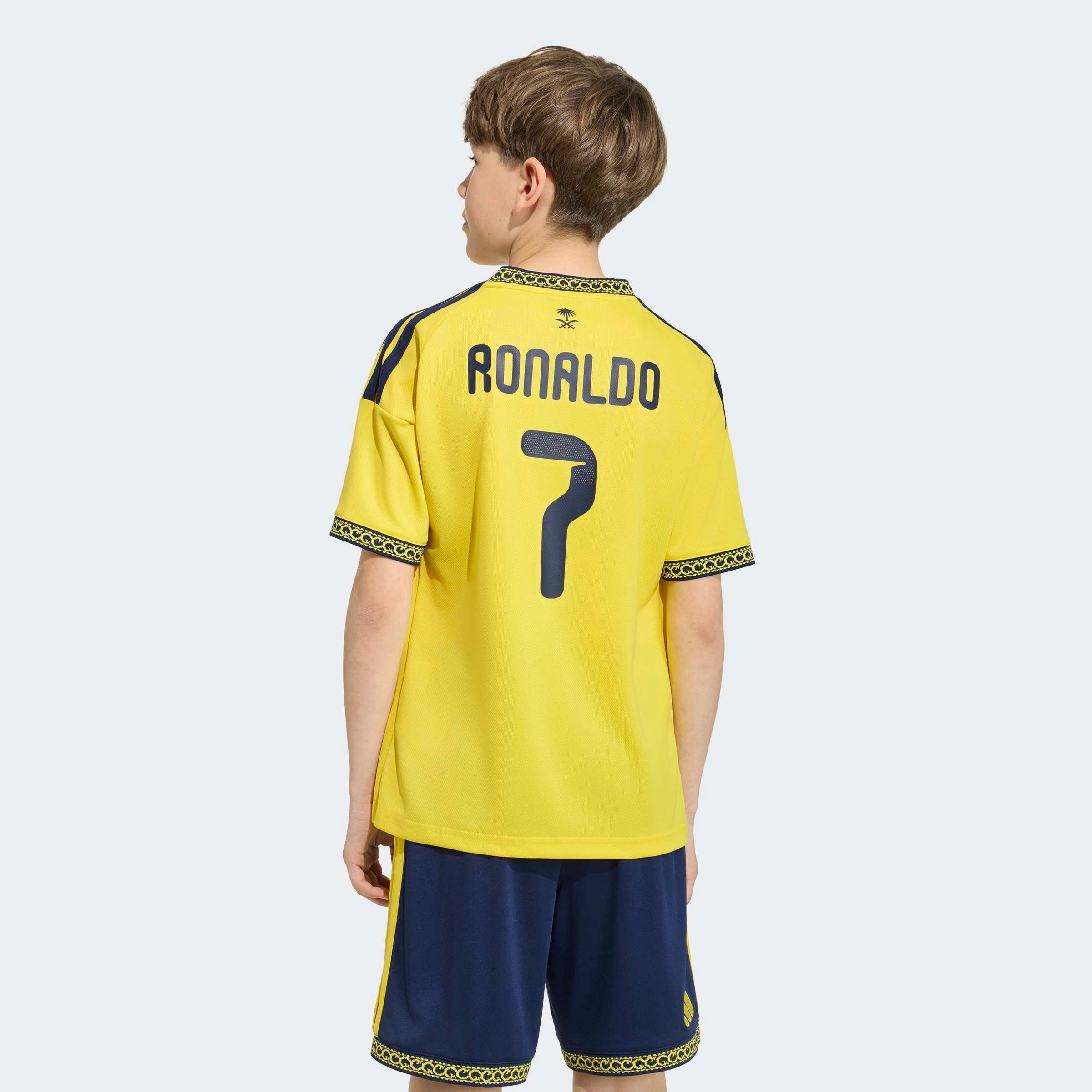 Youth adidas Cristiano Ronaldo Yellow Al-Nassr FC 2026/27 Home Replica Jersey