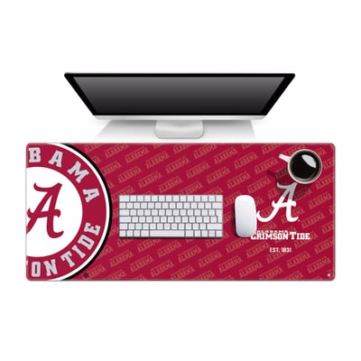 Alabama Crimson Tide 15.7" x 35.4" Logo Series Desk Pad