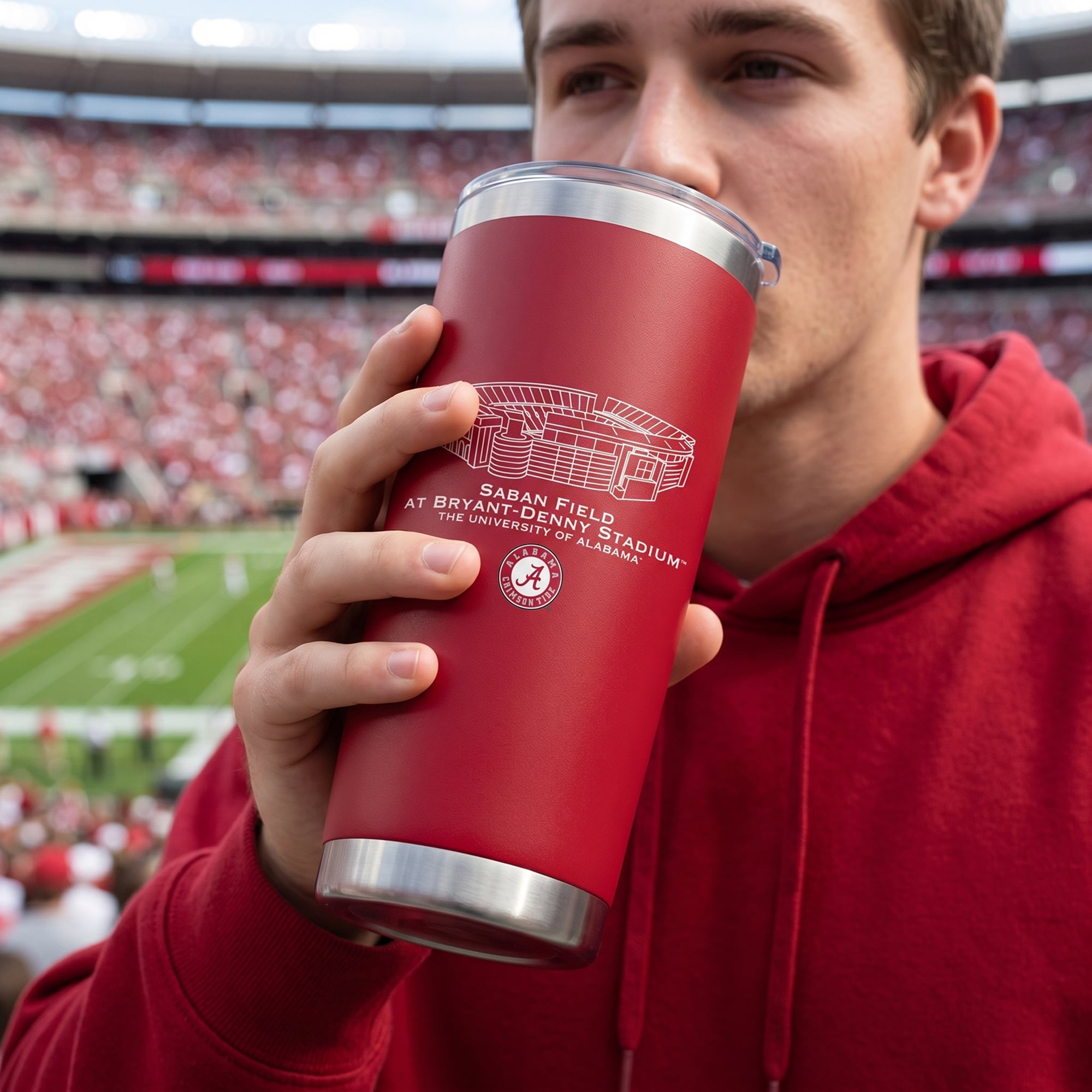 Alabama Crimson Tide 22oz. Stadium Tumbler
