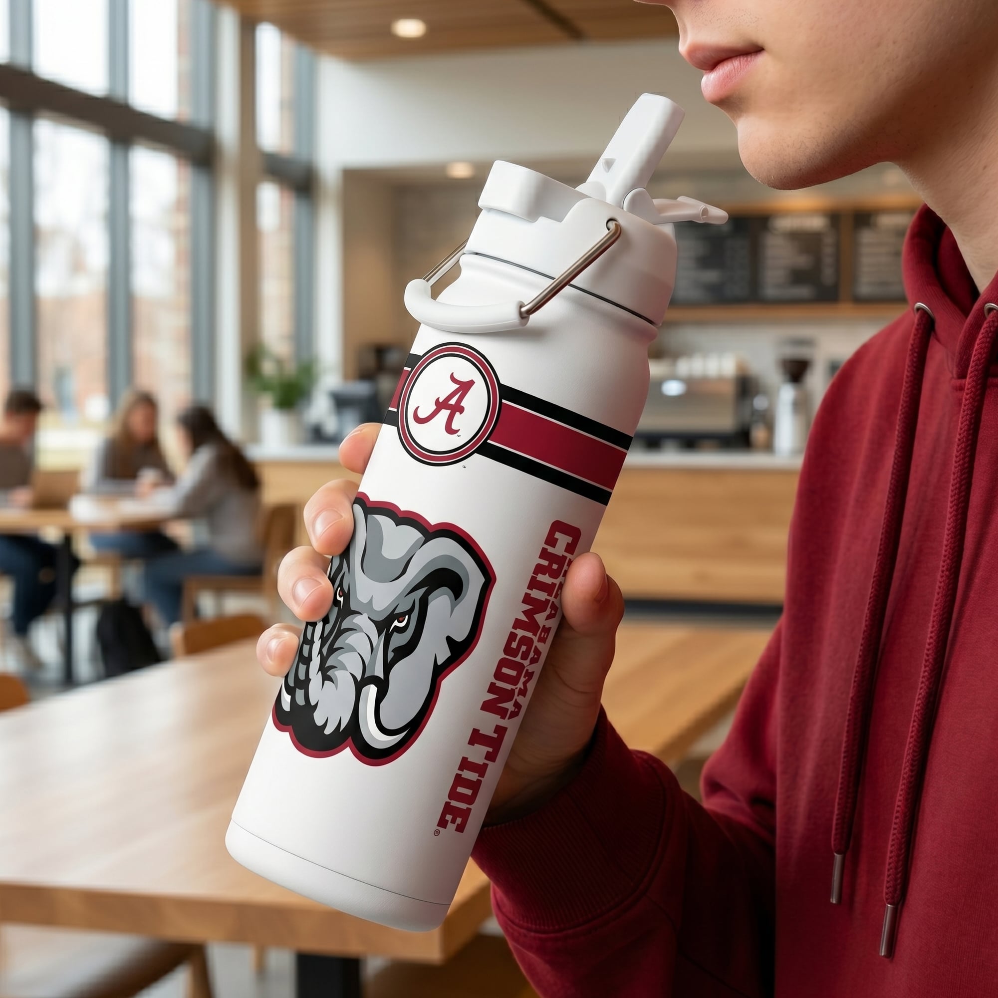 Alabama Crimson Tide 24oz. Triple Option Bottle