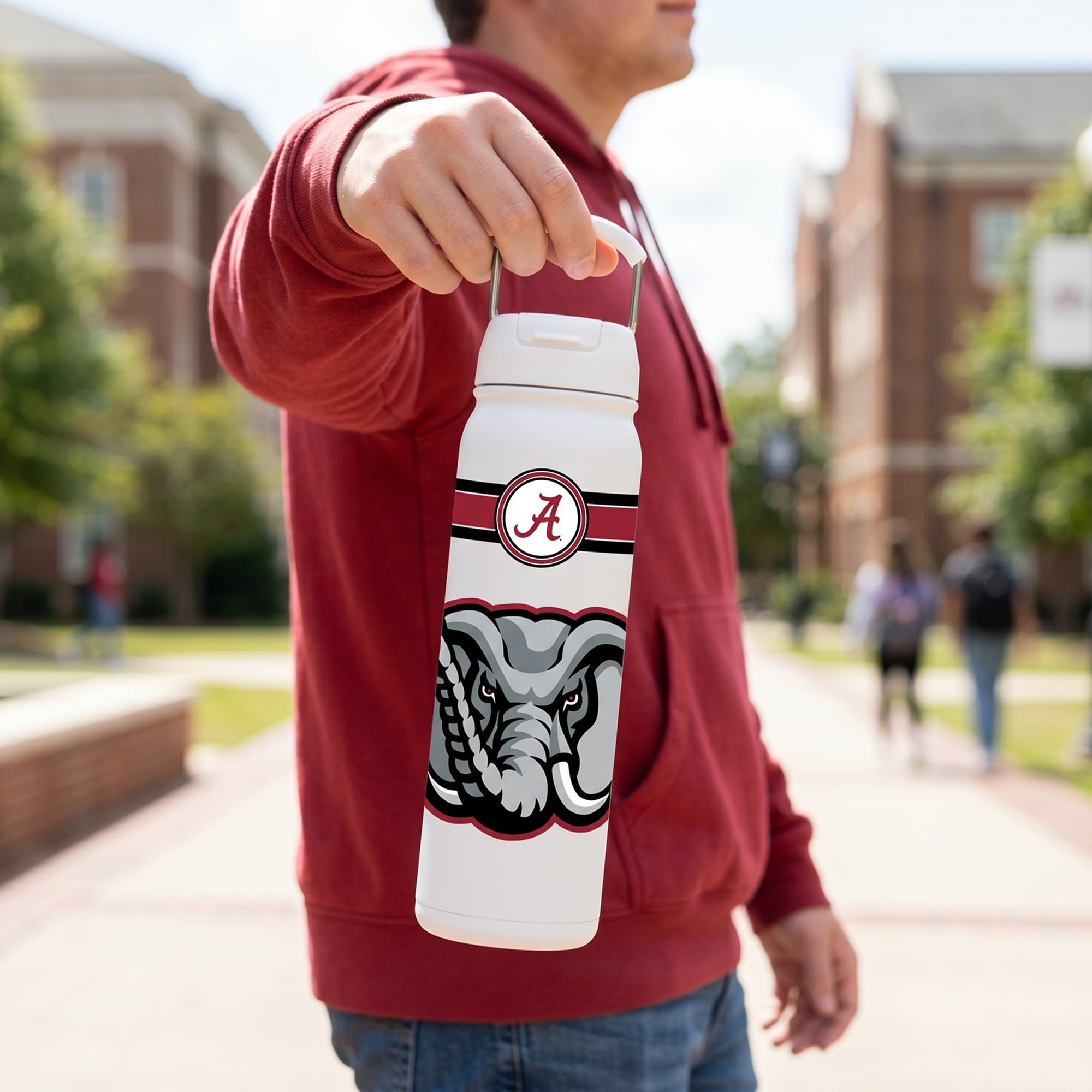 Alabama Crimson Tide 24oz. Triple Option Bottle