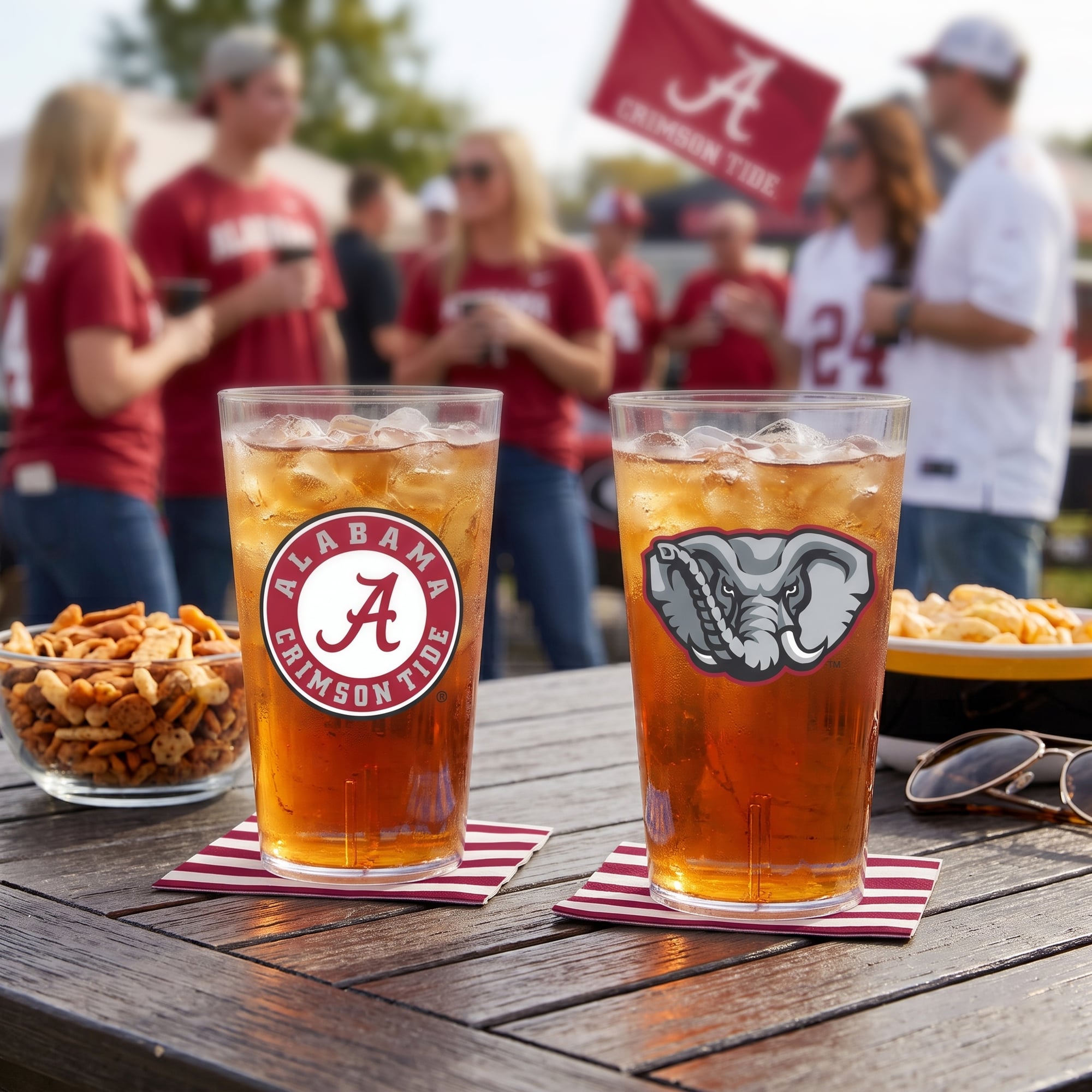 Alabama Crimson Tide 24oz. Two-Pack Tritan Tumbler Set