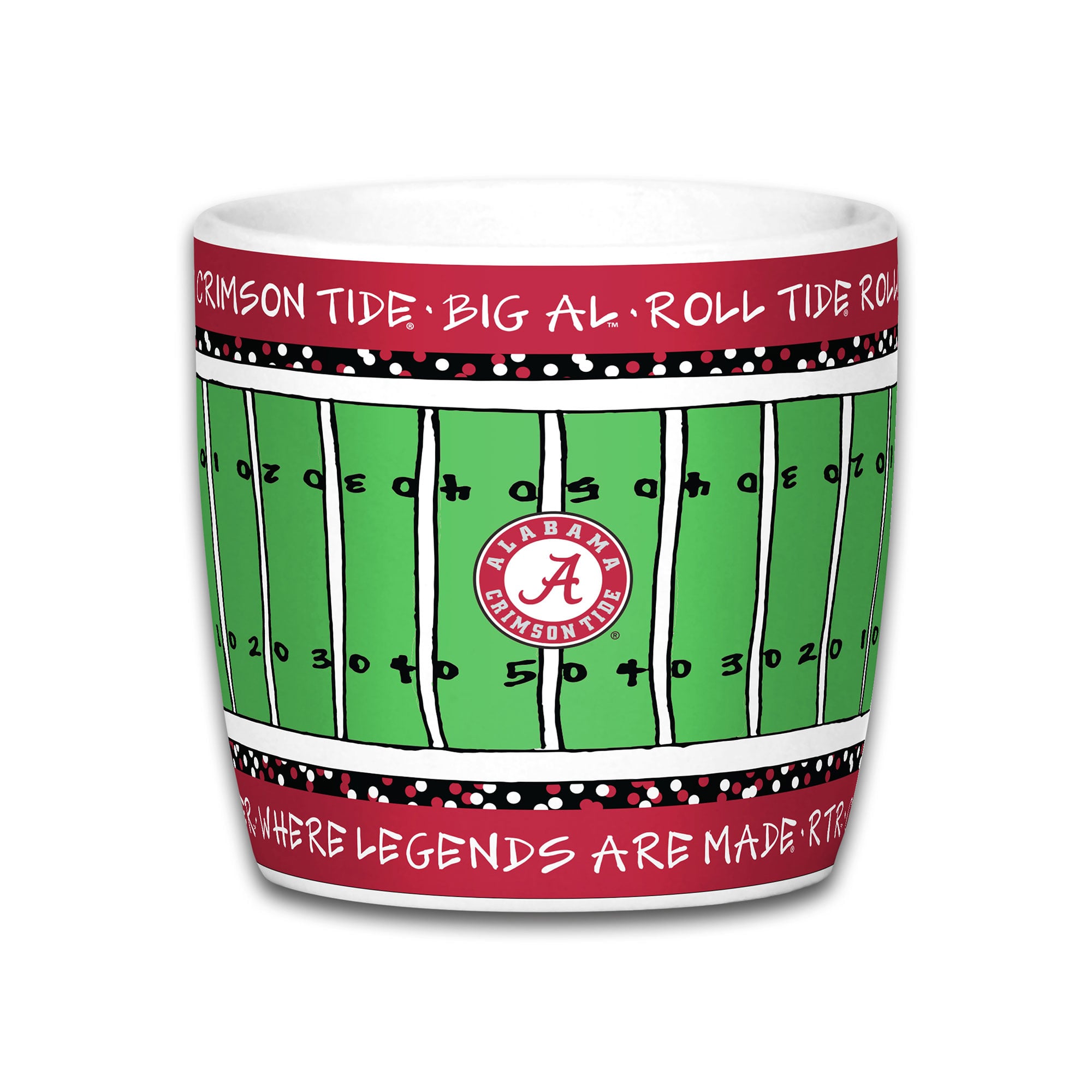 Mug de stade Alabama Crimson Tide de 887 ml (30 oz).