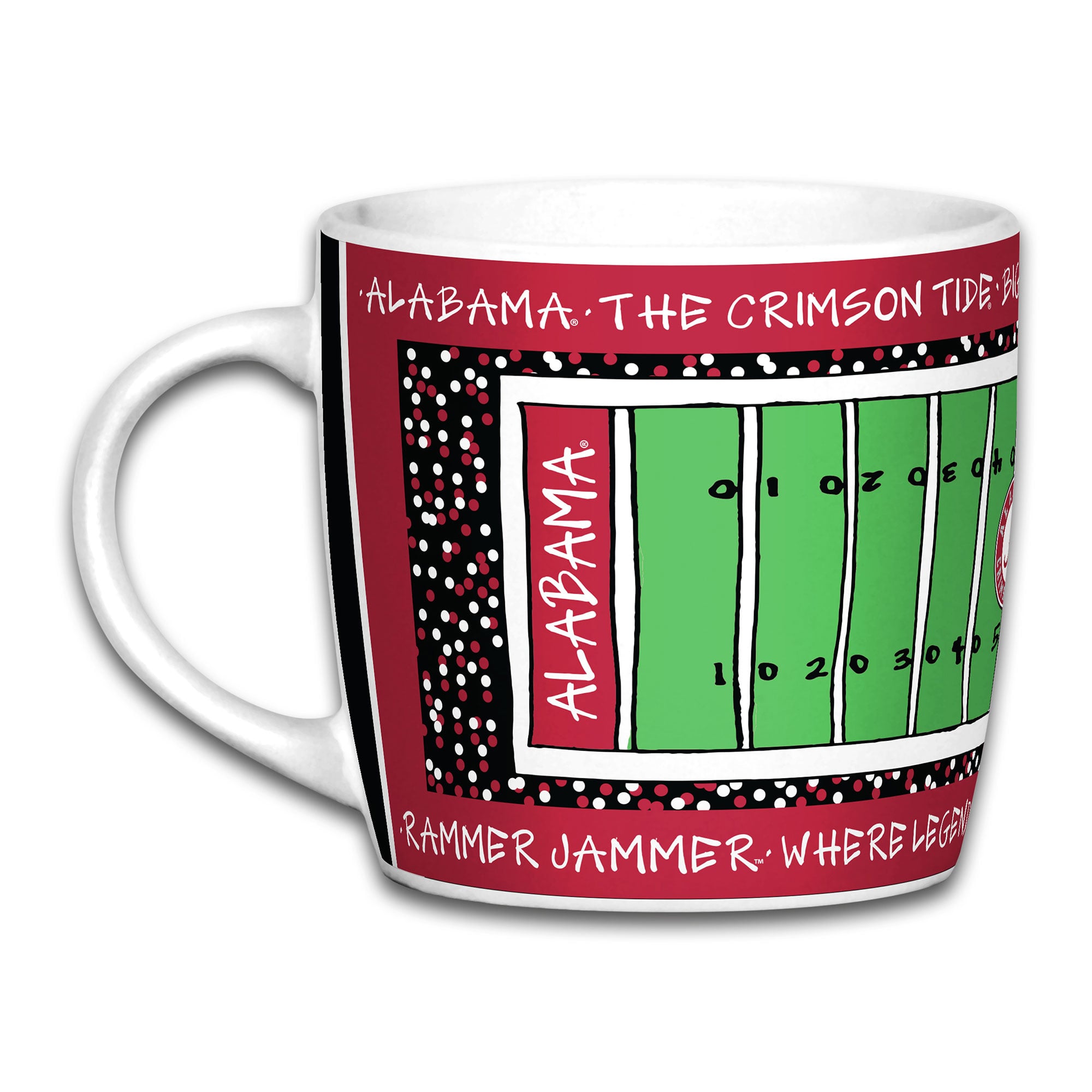 Mug de stade Alabama Crimson Tide de 887 ml (30 oz).