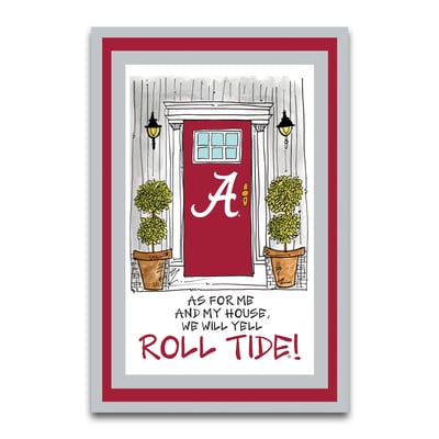 Drapeau de jardin Alabama Crimson Tide « As For Me » 30 x 45 cm