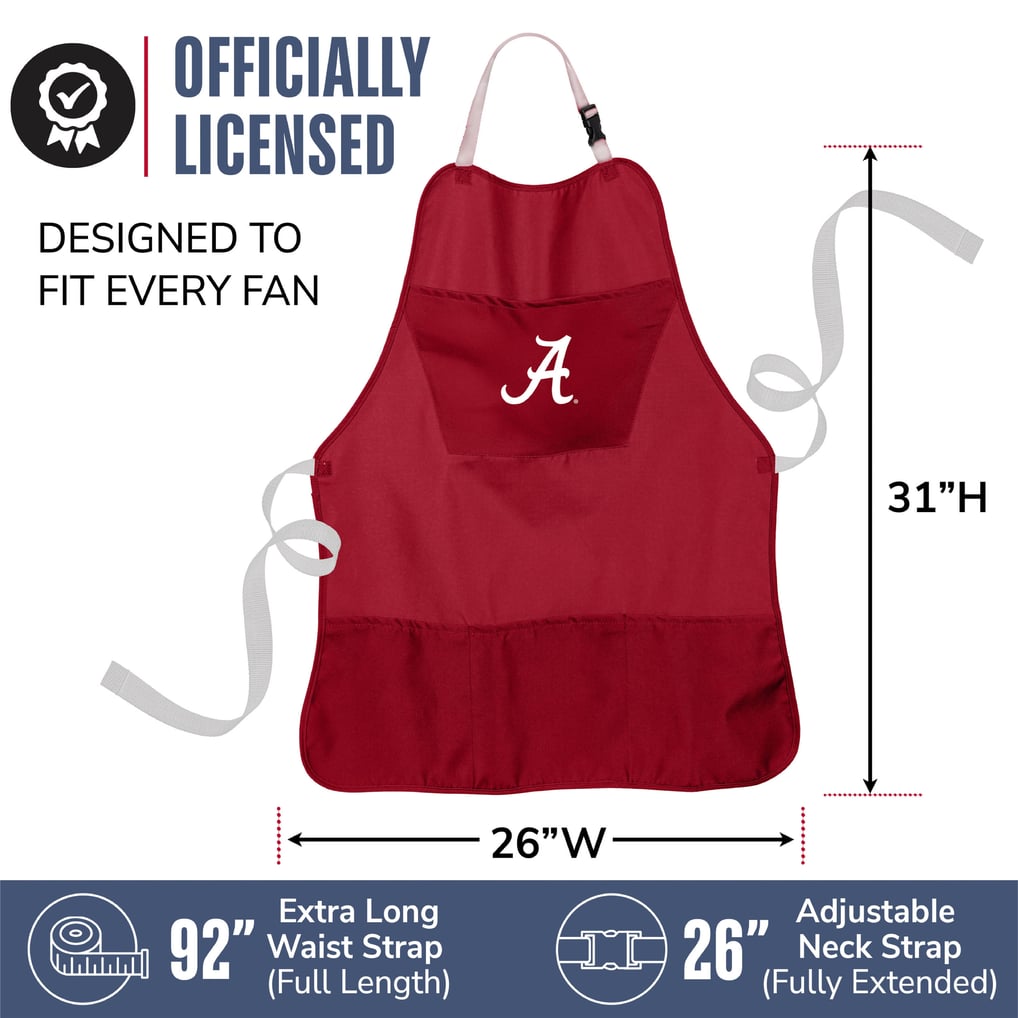 Alabama Crimson Tide Gameday Grilling Apron