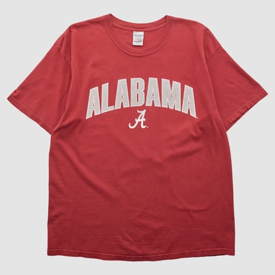 Alabama Crimson Tide Gildan 2000s T-shirt - Red - L by Fanatics Real Vintage