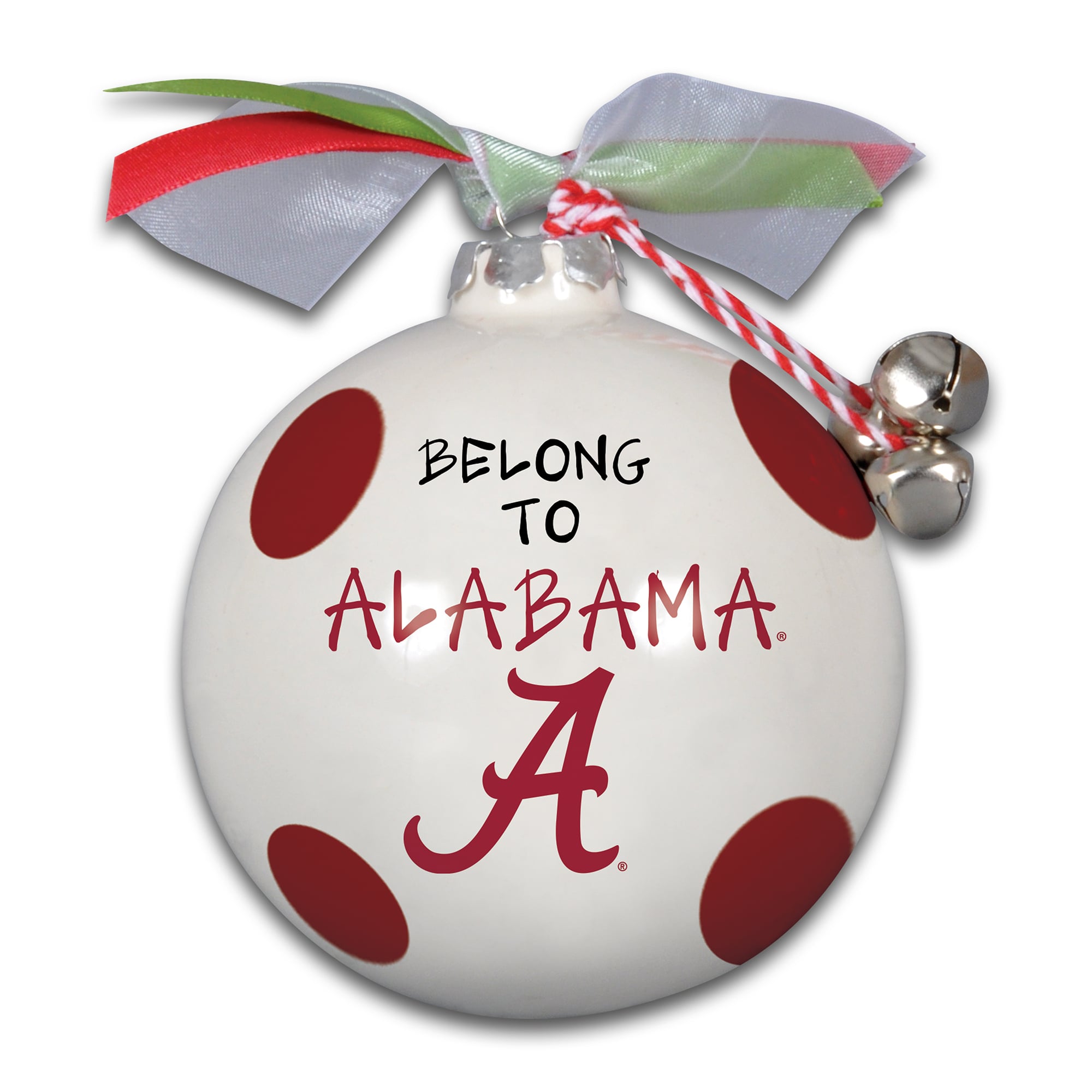 Ornement Maison et Cœurs des Crimson Tide de l'Alabama