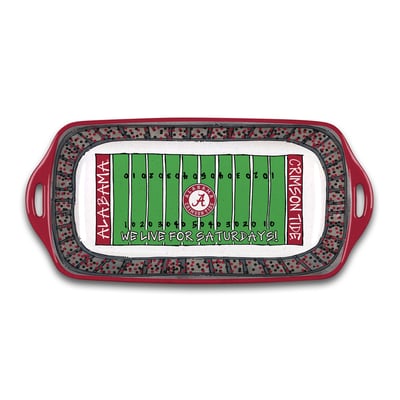 Alabama Crimson Tide Melamine Stadium Platter