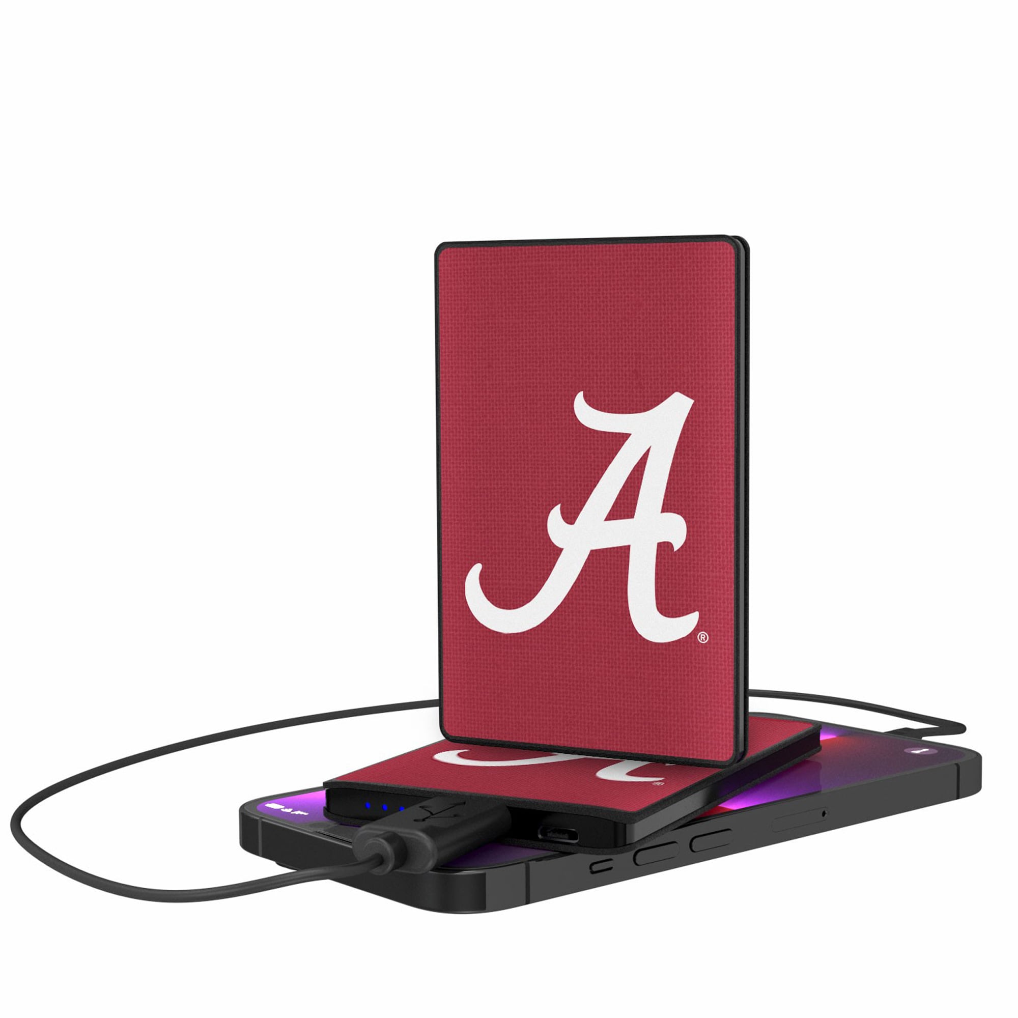 Al Card Alabama Crimson Tide Primary Logo 2500mAh Solid Design Credit Card ...