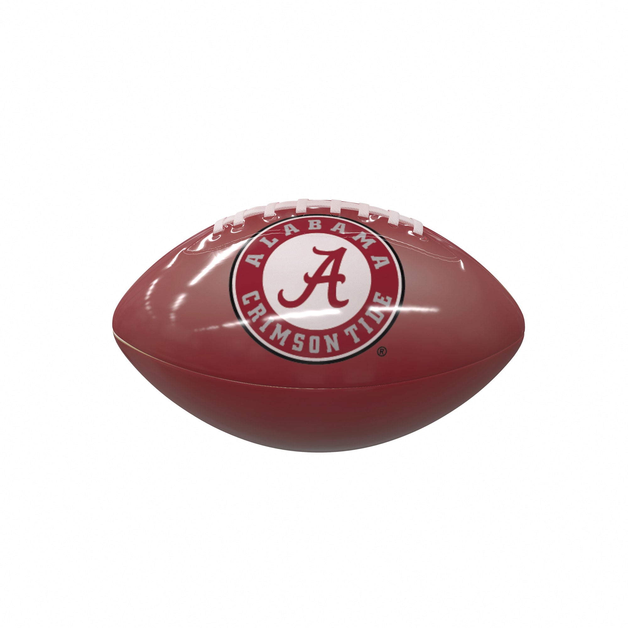 Mini ballon de football en caoutchouc brillant Alabama Crimson Tide