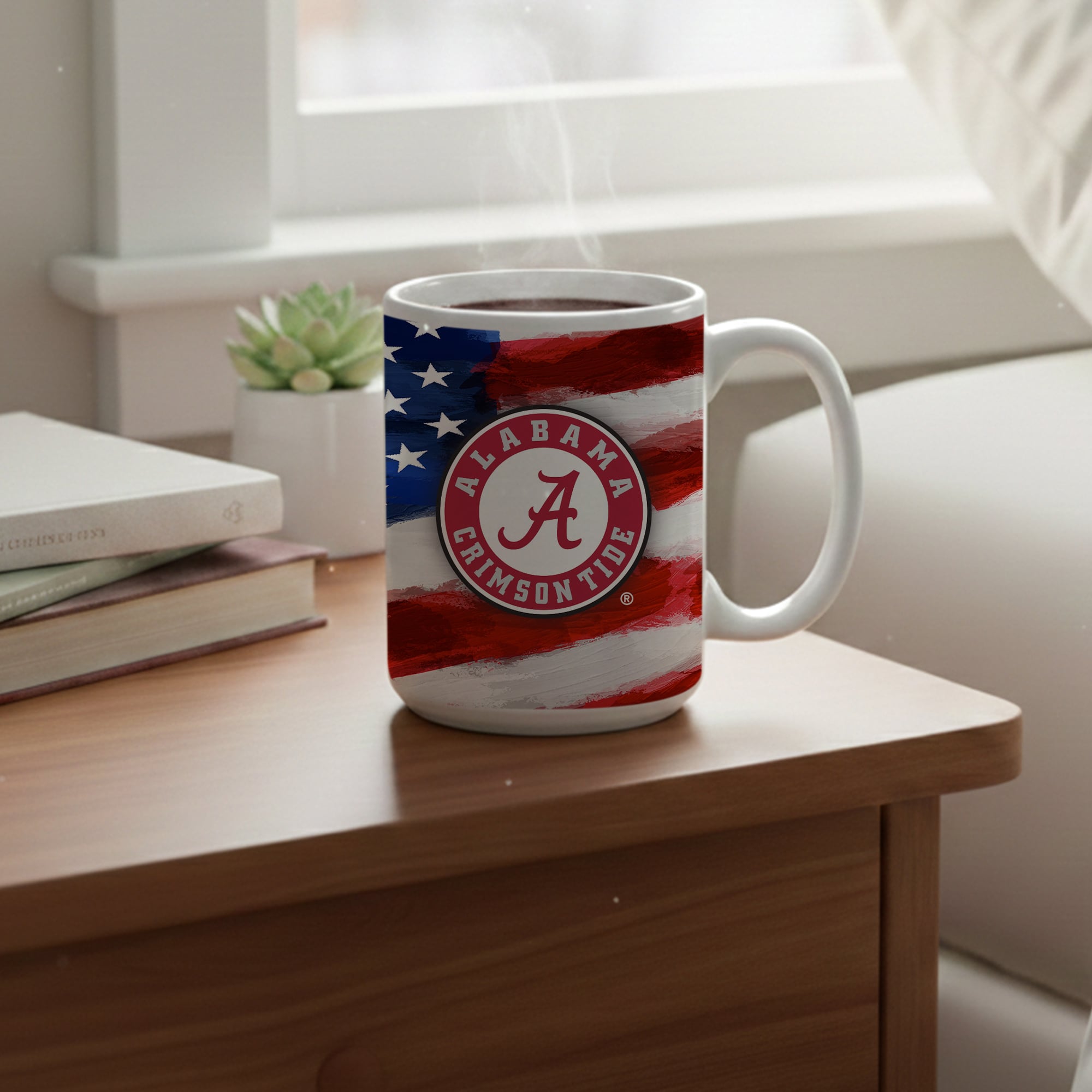 Ensemble de deux tasses Alabama Crimson Tide de 44 cl (15 oz) style américain