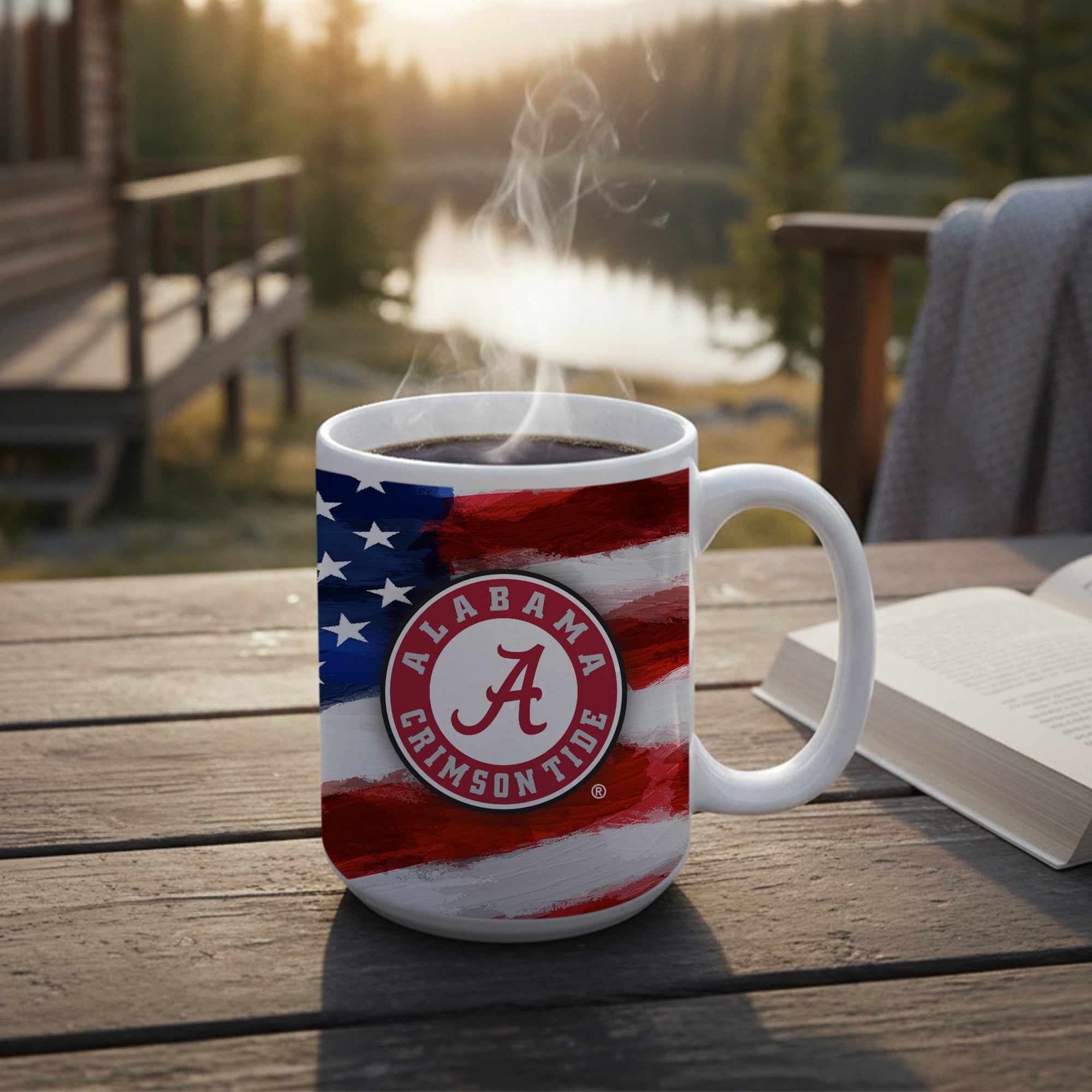 Ensemble de deux tasses Alabama Crimson Tide de 44 cl (15 oz) style américain