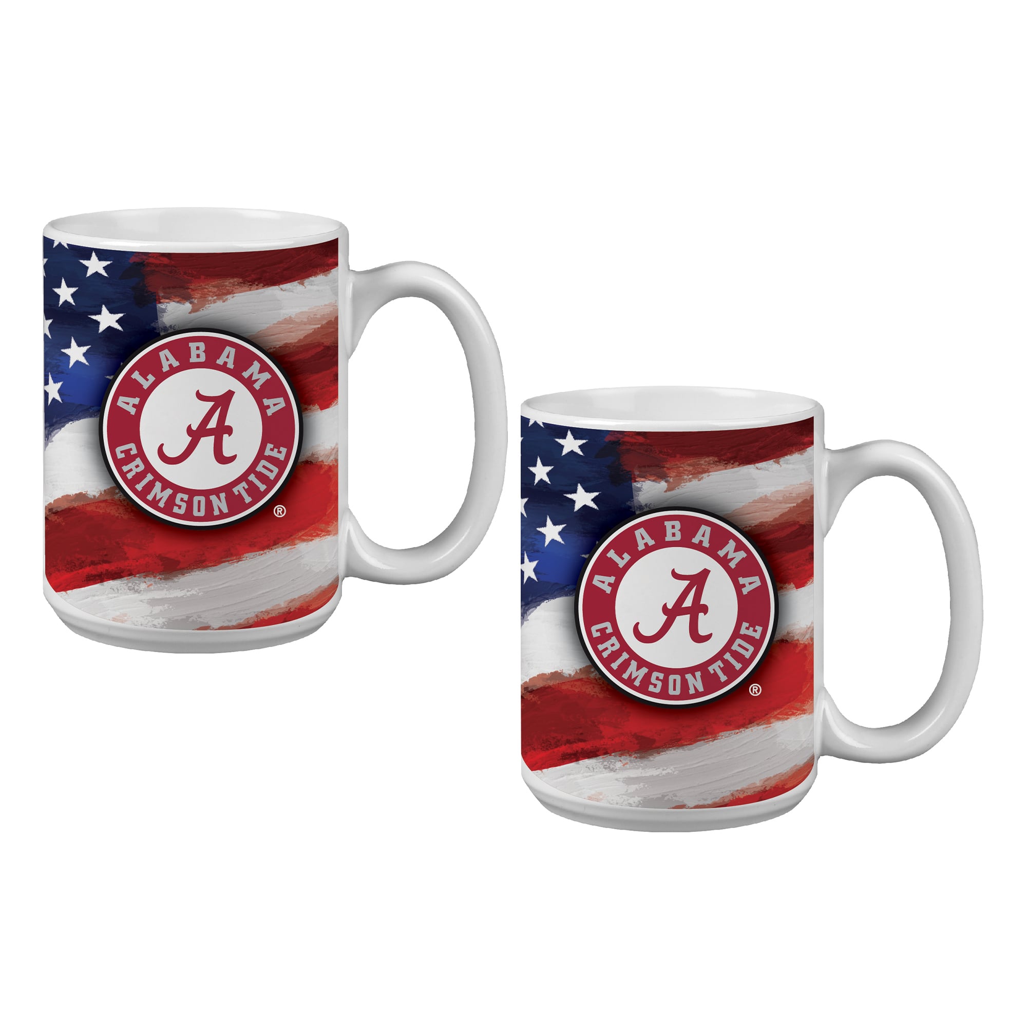Ensemble de deux tasses Alabama Crimson Tide de 44 cl (15 oz) style américain