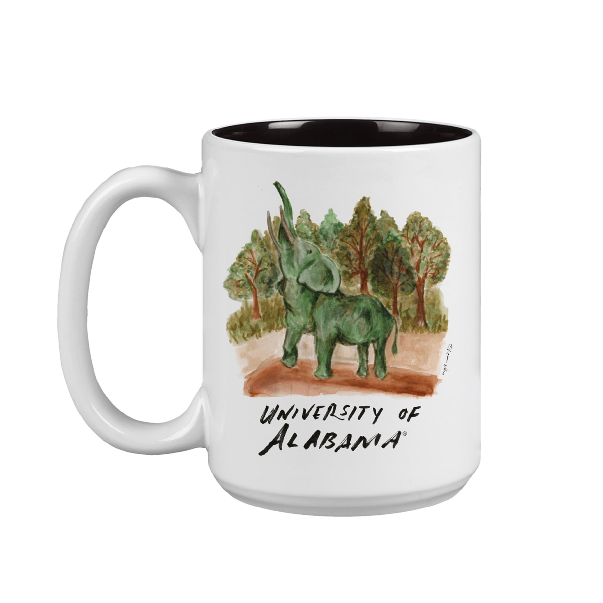 Alabama Crimson Tide Two-Piece 15oz. Laura Wilcox Mascot Mug Set