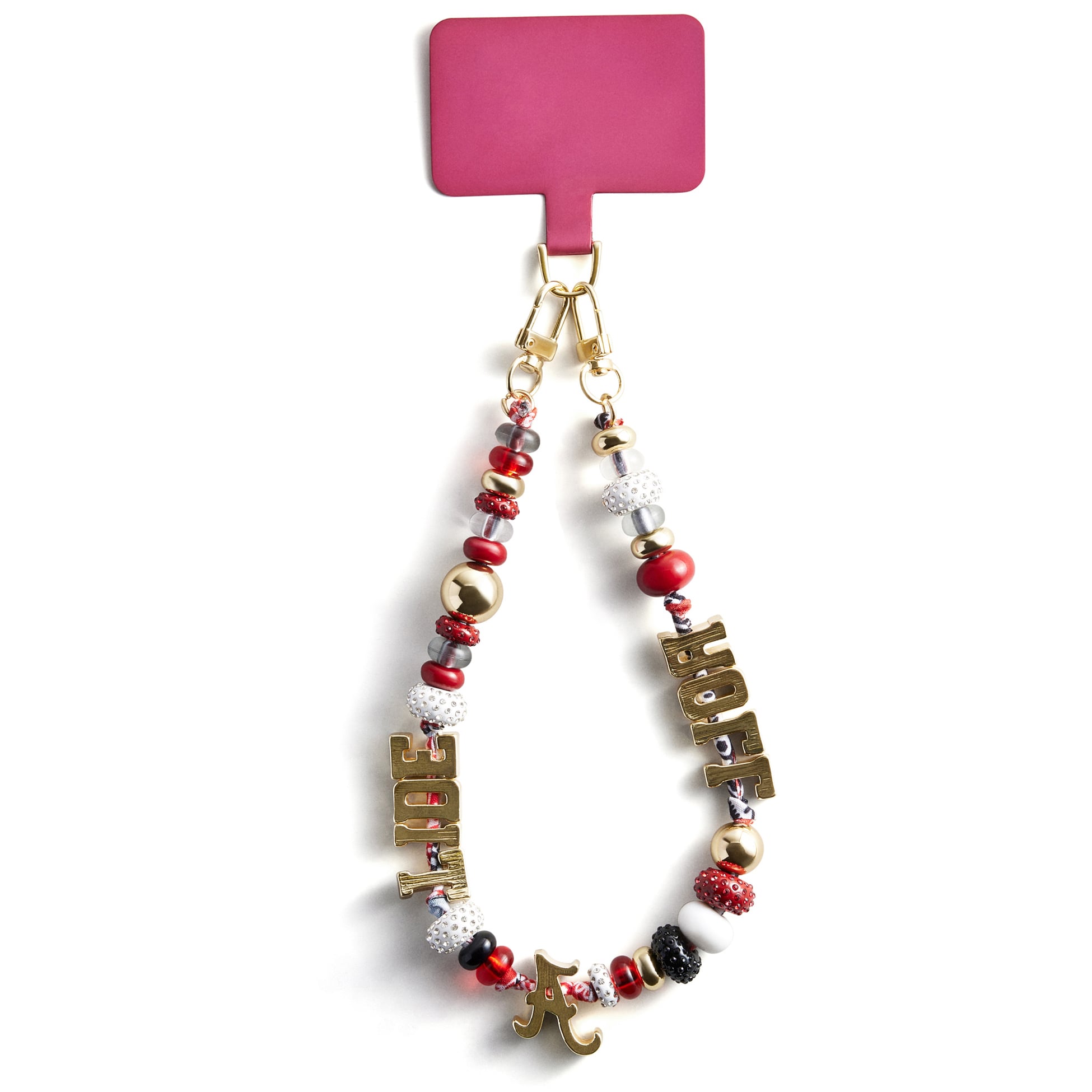 BaubleBar Alabama Crimson Tide Beaded Phone Strap