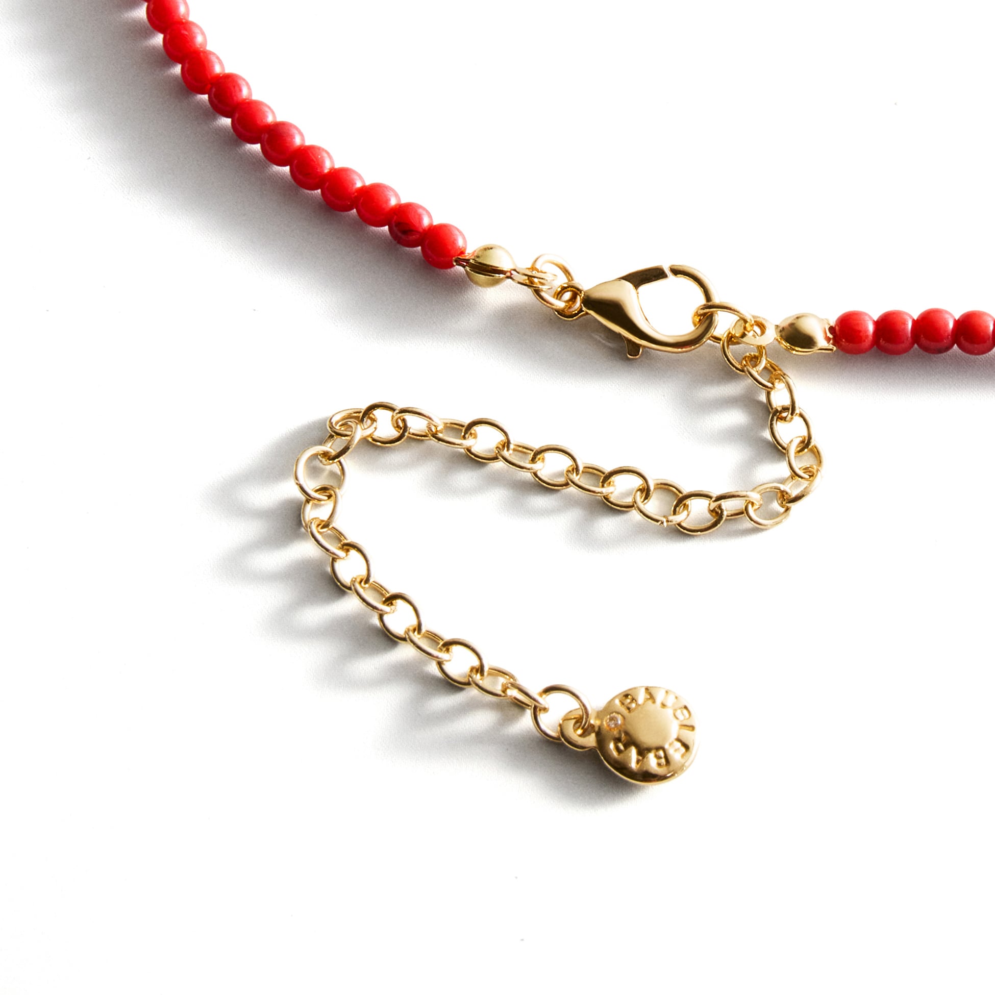 BaubleBar Alabama Crimson Tide Delicate Beaded Slogan Necklace