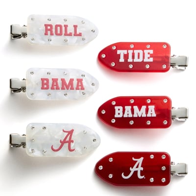 Alabama Crimson Tide BaubleBar Six-Piece Hair Clips Set