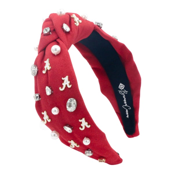 Brianna Cannon Alabama Crimson Tide Embroidered Headband Officially Licensed Brianna Cannon Alabama Crimson Tide Thin Embroidered Headband main image 4