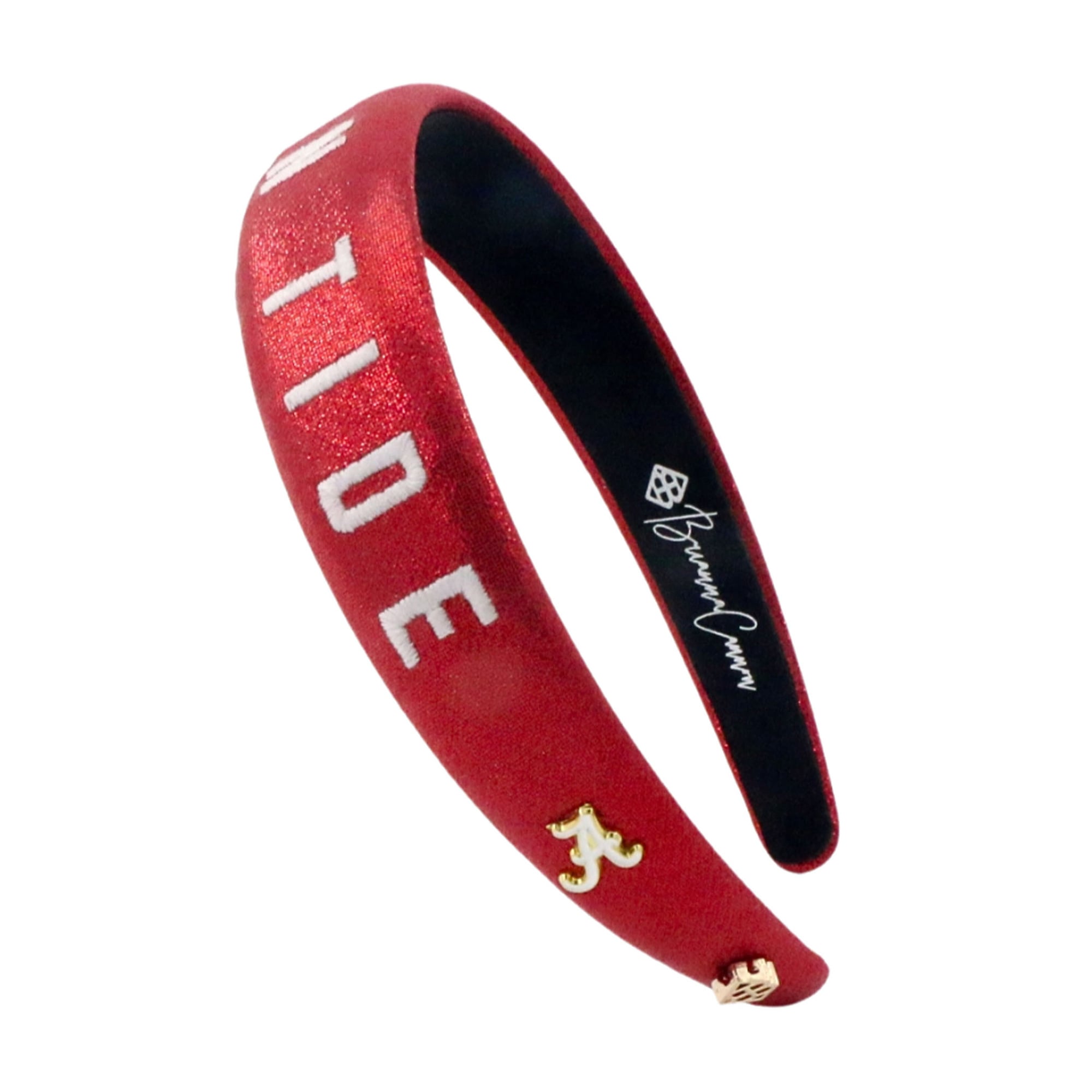 New Brianna Cannon Roll Tide Headband Alabama Floral Toile Logo Headband - Crimson Tide Headband  main image 2