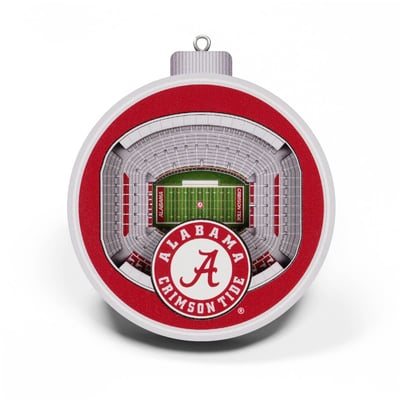 Alabama Crimson Tide Fanpoint 3D Stadium Ornament