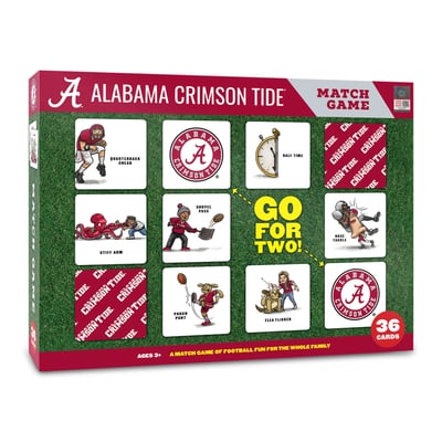 Alabama Crimson Tide Fanpoint Licensed Memory Match Game